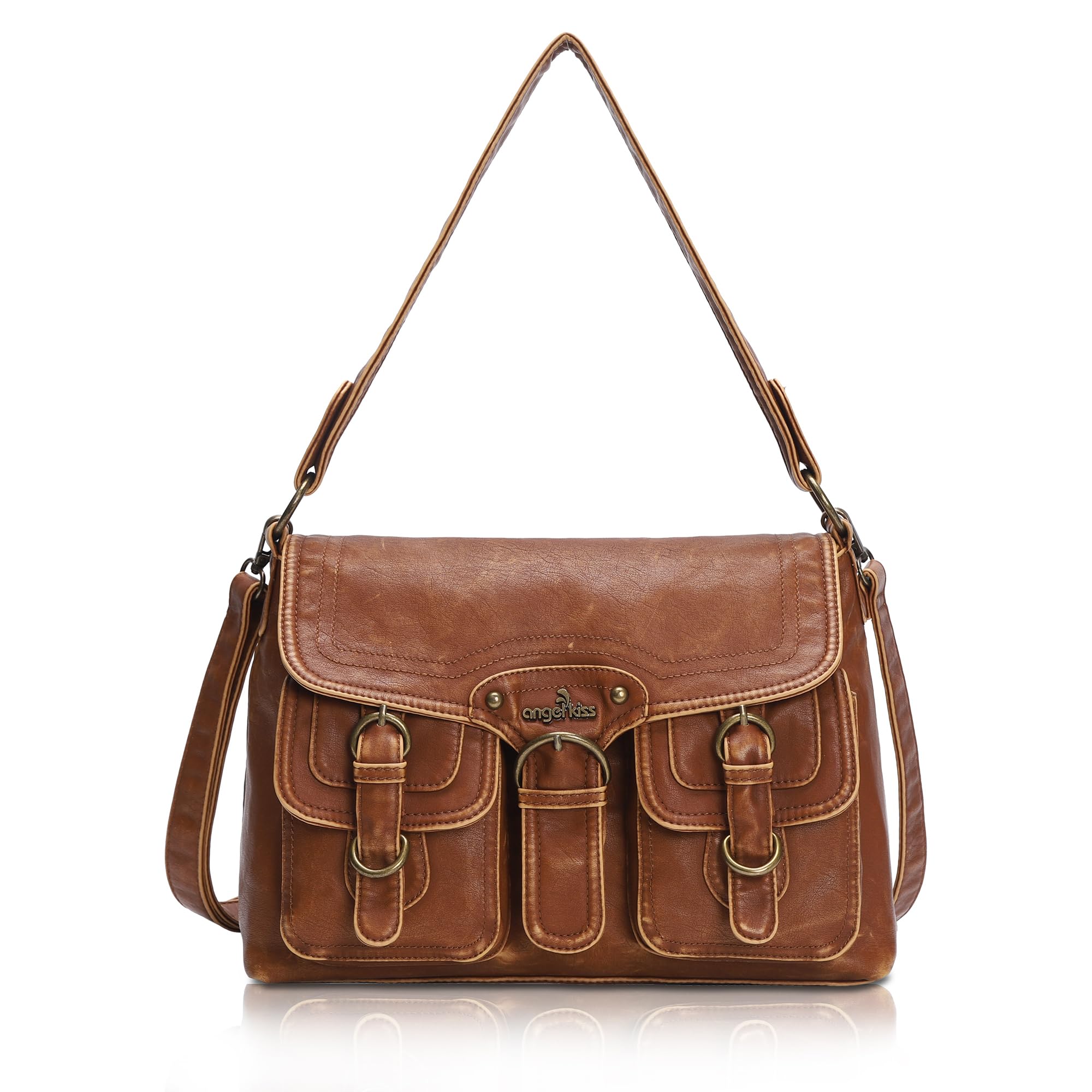 Angel Kiss Vegan Leather Handbags for Women - Crossbody, Hobo & Tote Purses | Stylish Satchel Bags for Work, Travel & Everyday Use