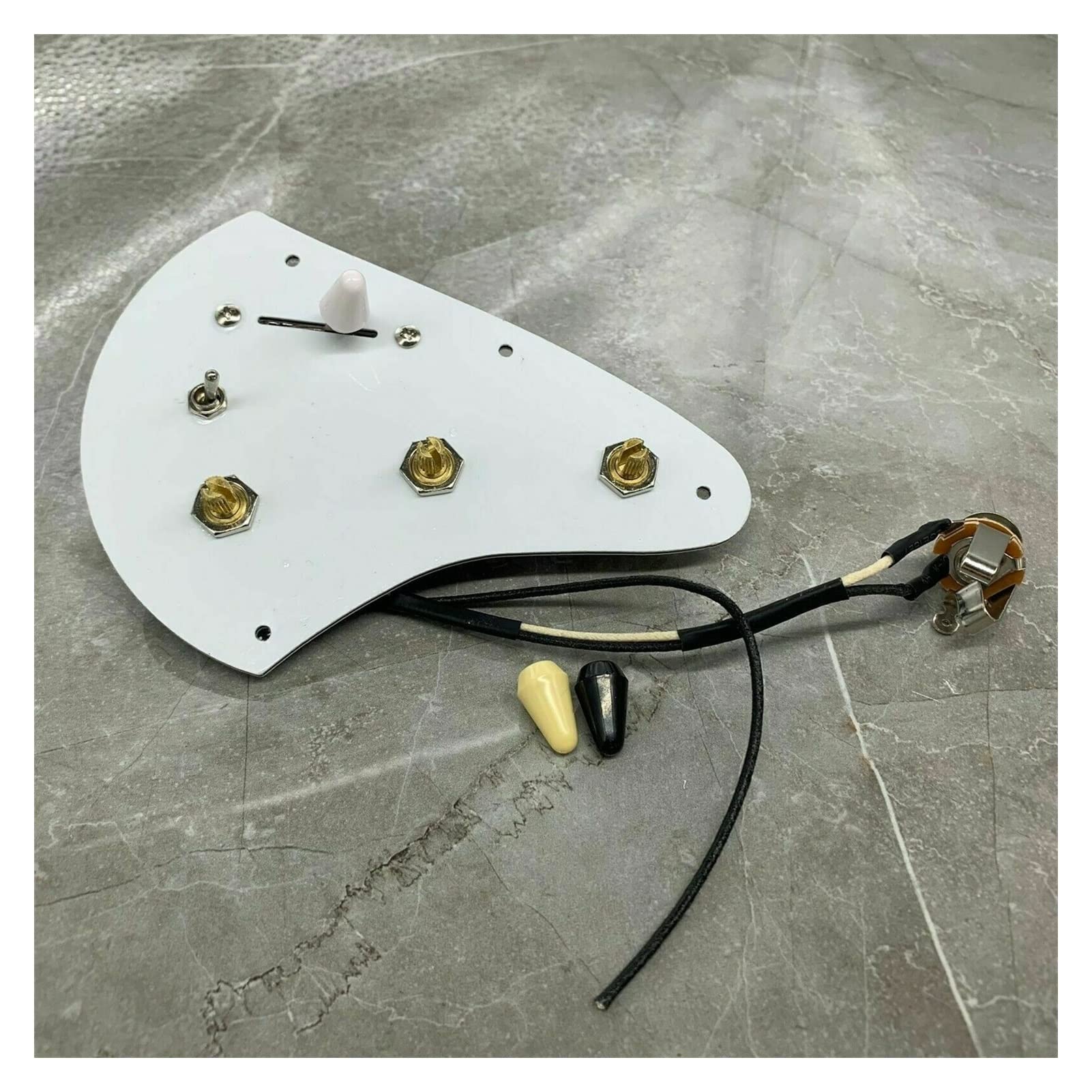 7-Way Wiring Harness Kit for Fender Stratocaster Electric Guitar Bridge - Upgrade Pickup Switch & Tone Control for Smooth Performance - Perfect for DIY Guitar Mods & Professional Repairs