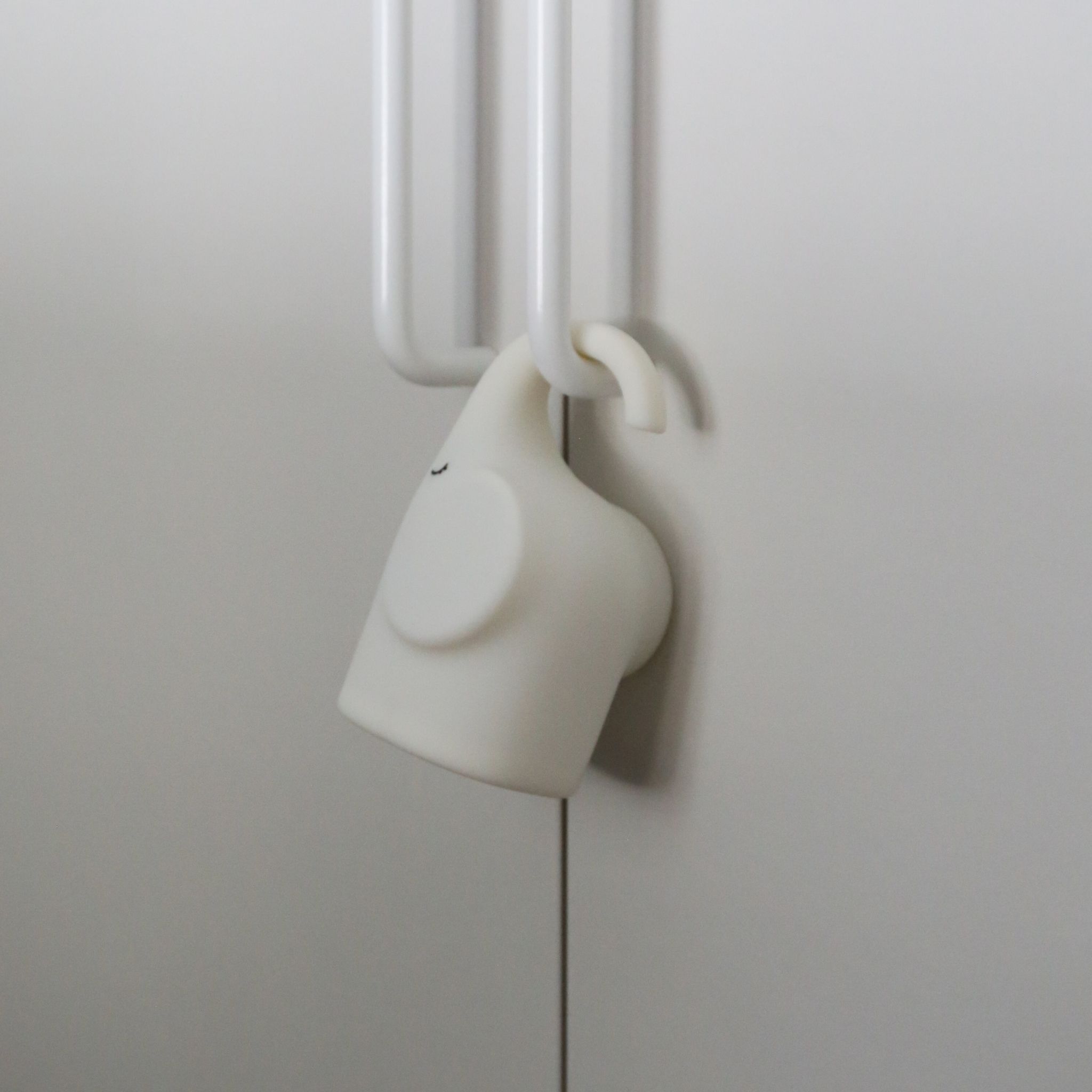 DESIGNSTUFF Elephant Night Lamp - Soft White LED Nursery Light for Baby Room, Kids Bedroom & Home Decor | Dimmable & Touch Control