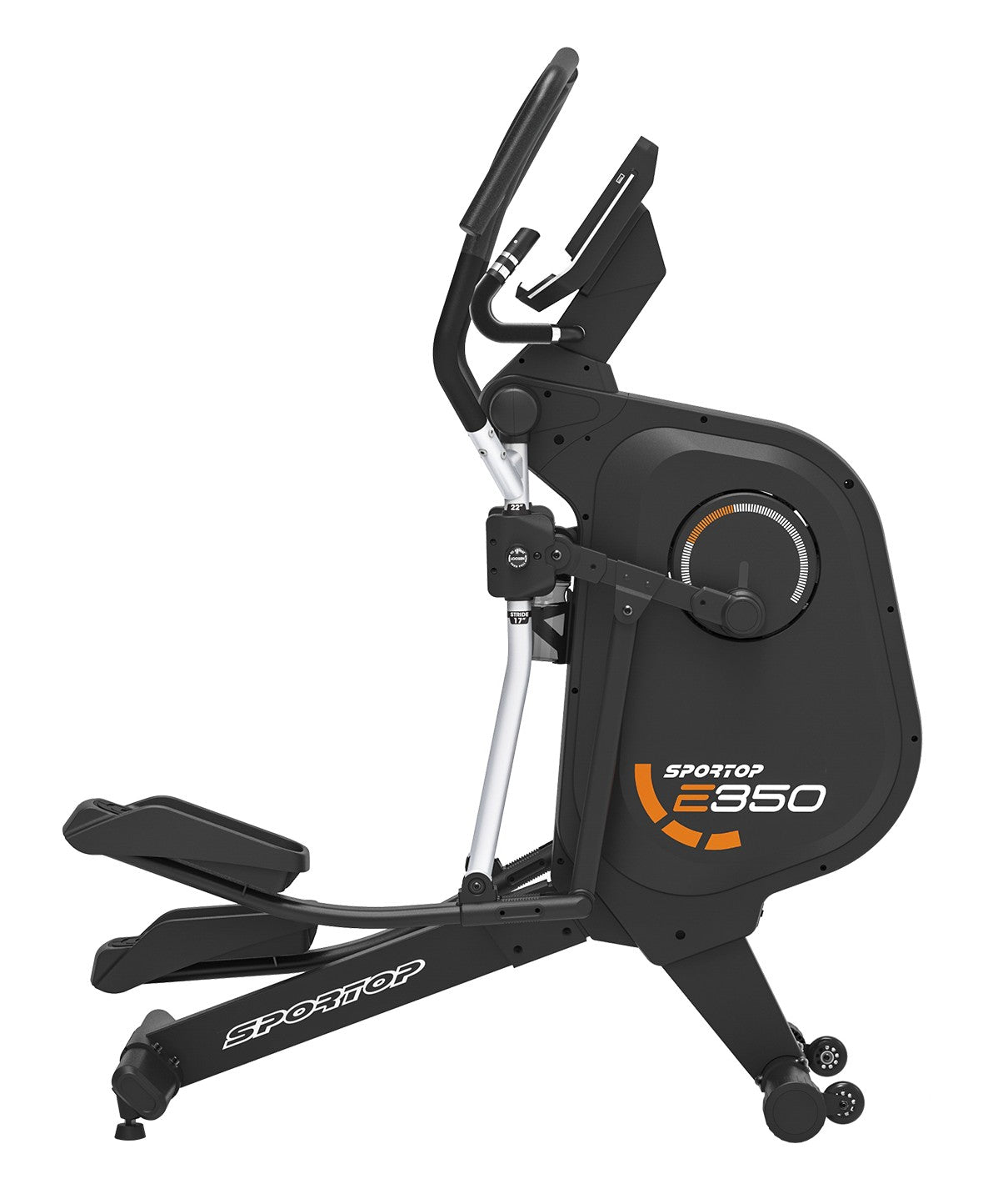 E350 Elliptical Trainer - Low Impact Cardio Machine for Home Gym, Full Body Workout Equipment with LCD Display | Perfect for Weight Loss, Fitness Training & Indoor Exercise