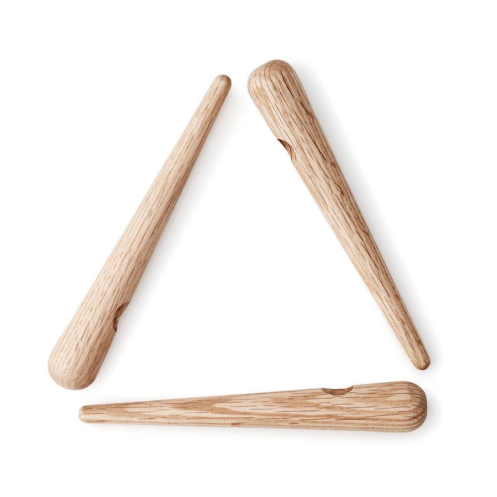 Premium Oak Wood Trivet - Heat Resistant & Durable for Hot Pots & Pans - Natural Scandinavian Kitchen Decor for Dining Table & Countertop Protection