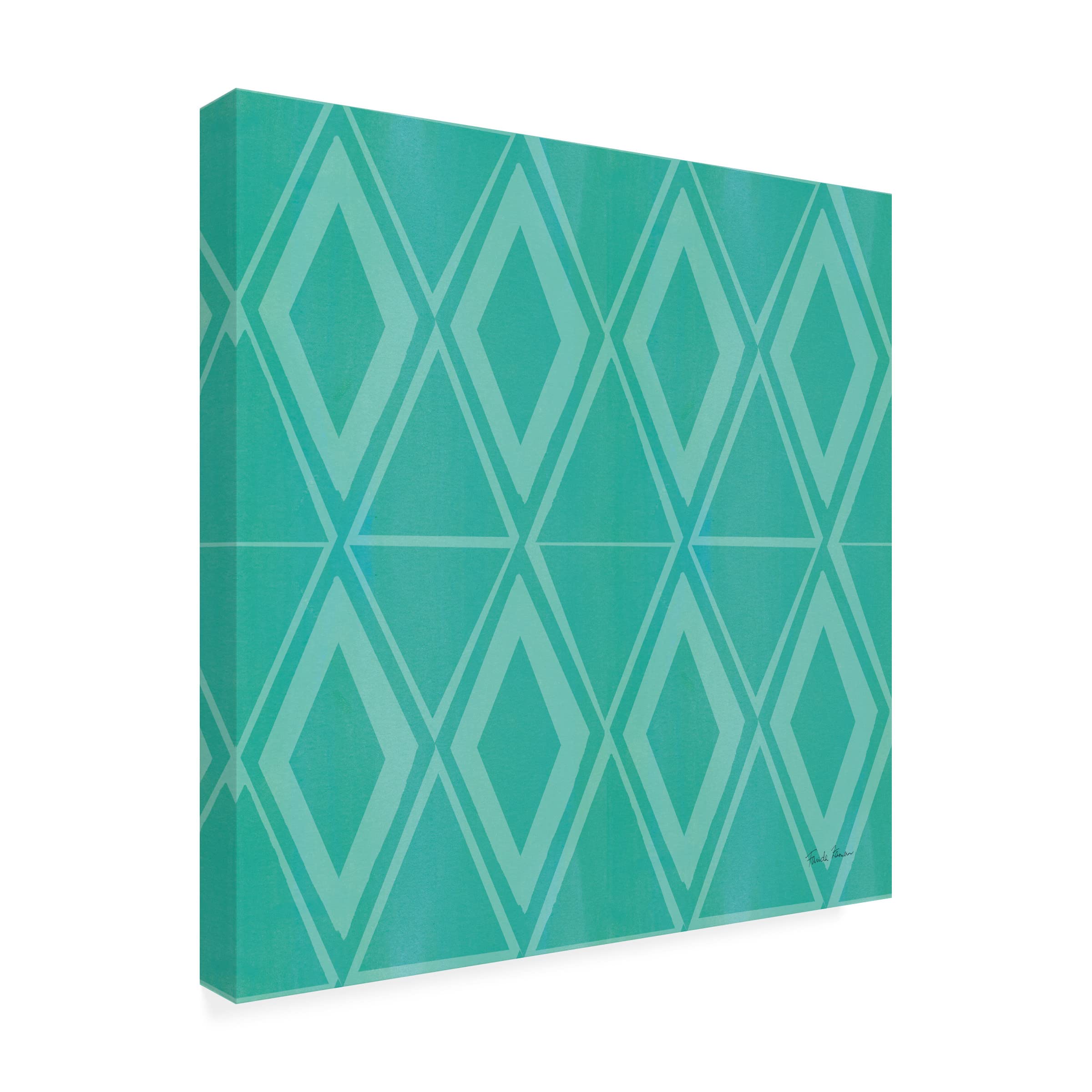 Trademark Fine Art 'Tutti Frutti Pattern VIB' Canvas Art Print by Farida Zaman - Vibrant Abstract Wall Decor for Living Room, Bedroom & Office