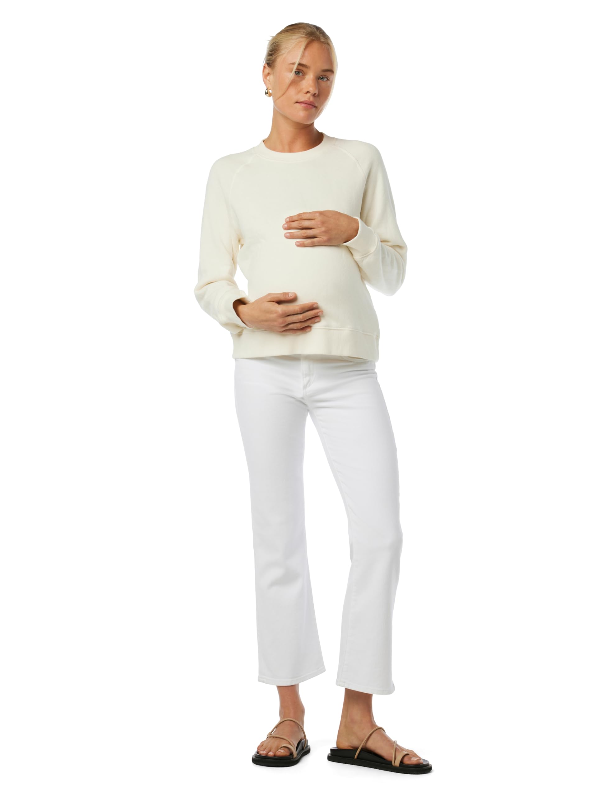 Joe's Women's The Icon Maternity Crop Bootcut Jeans - Comfortable Stretch Denim Pants for Pregnant Women | Perfect for Work, Casual Outings & Everyday Wear