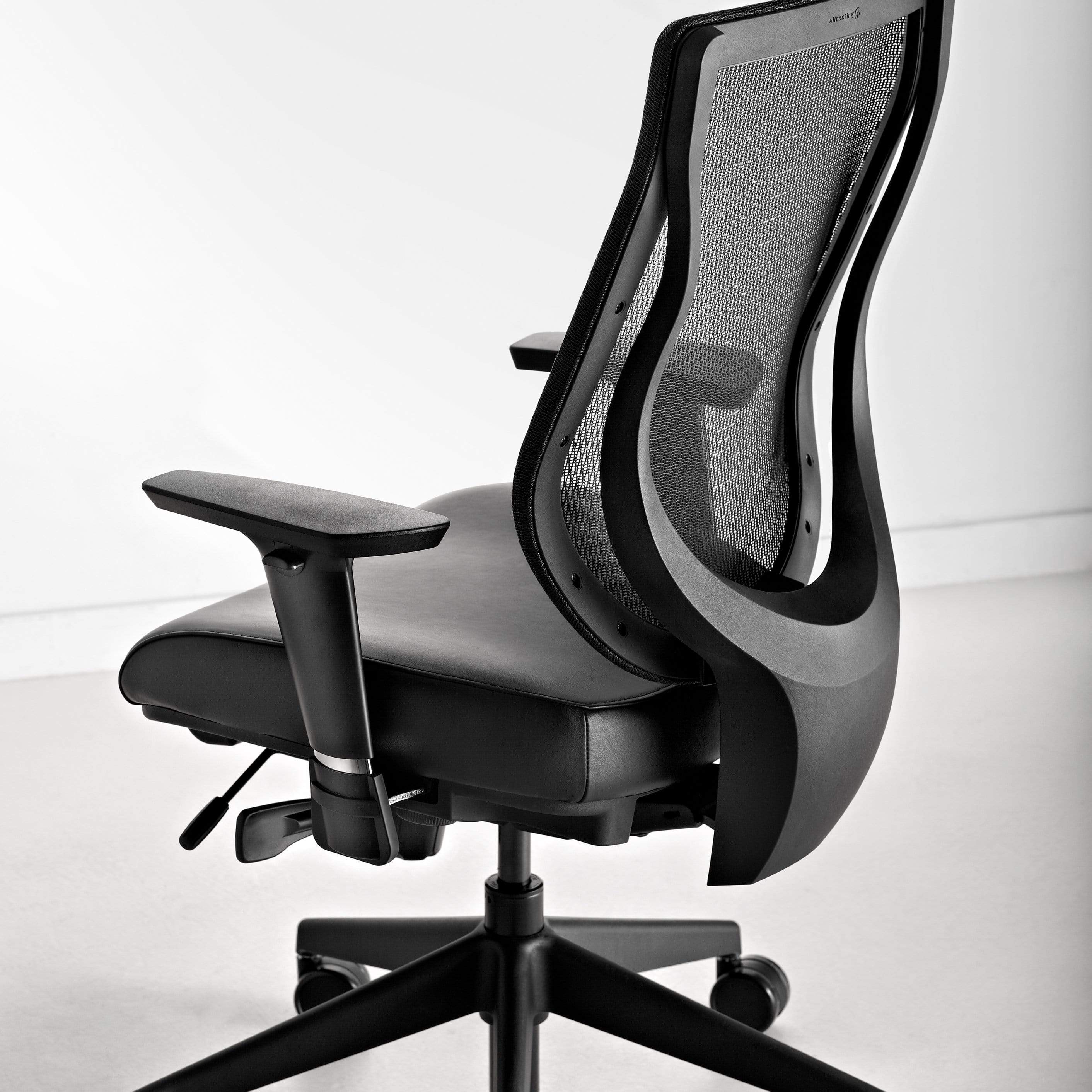 Allseating You Too 24/7 Heavy Duty Mid Back Mesh Office Chair with Lumbar Support [Model 85046] - Ergonomic Desk Chair for Home & Office Workspaces