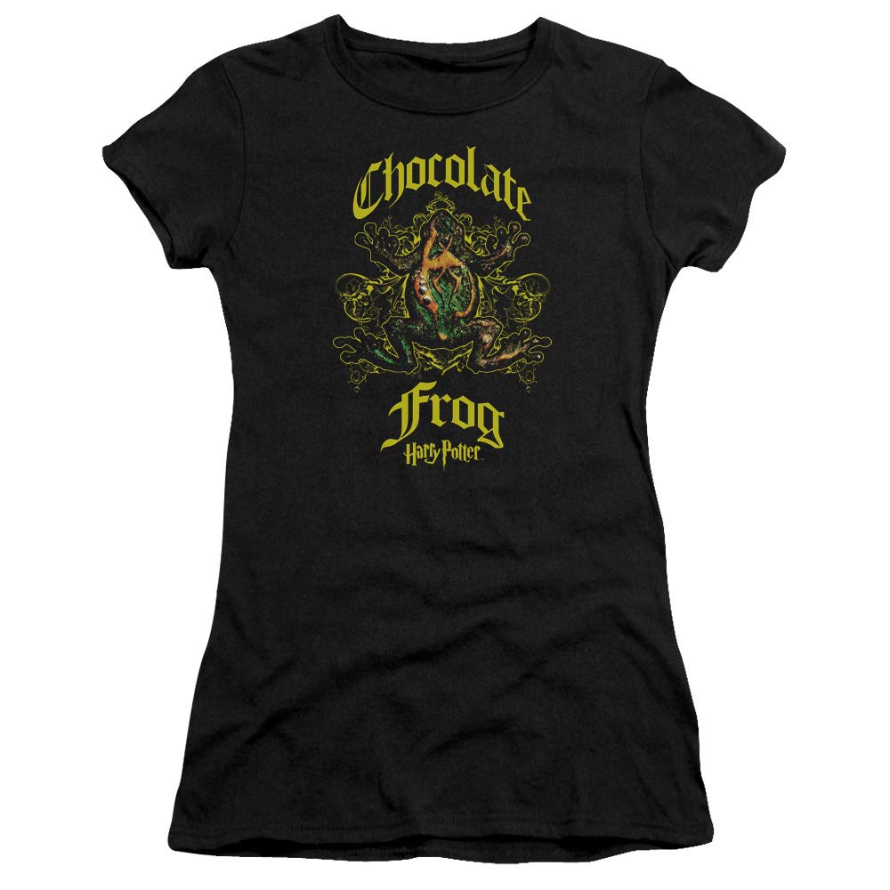 Harry Potter Chocolate Frog Juniors Sheer Fitted T-Shirt | Official Hogwarts Merchandise | Kids Cosplay & Halloween Costume Top