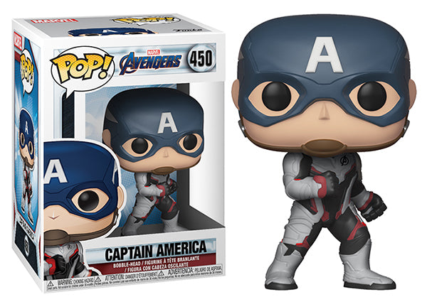 Captain America Quantum Realm Suit Endgame 450 - Official Marvel Avengers Collectible Figure for Display & Cosplay