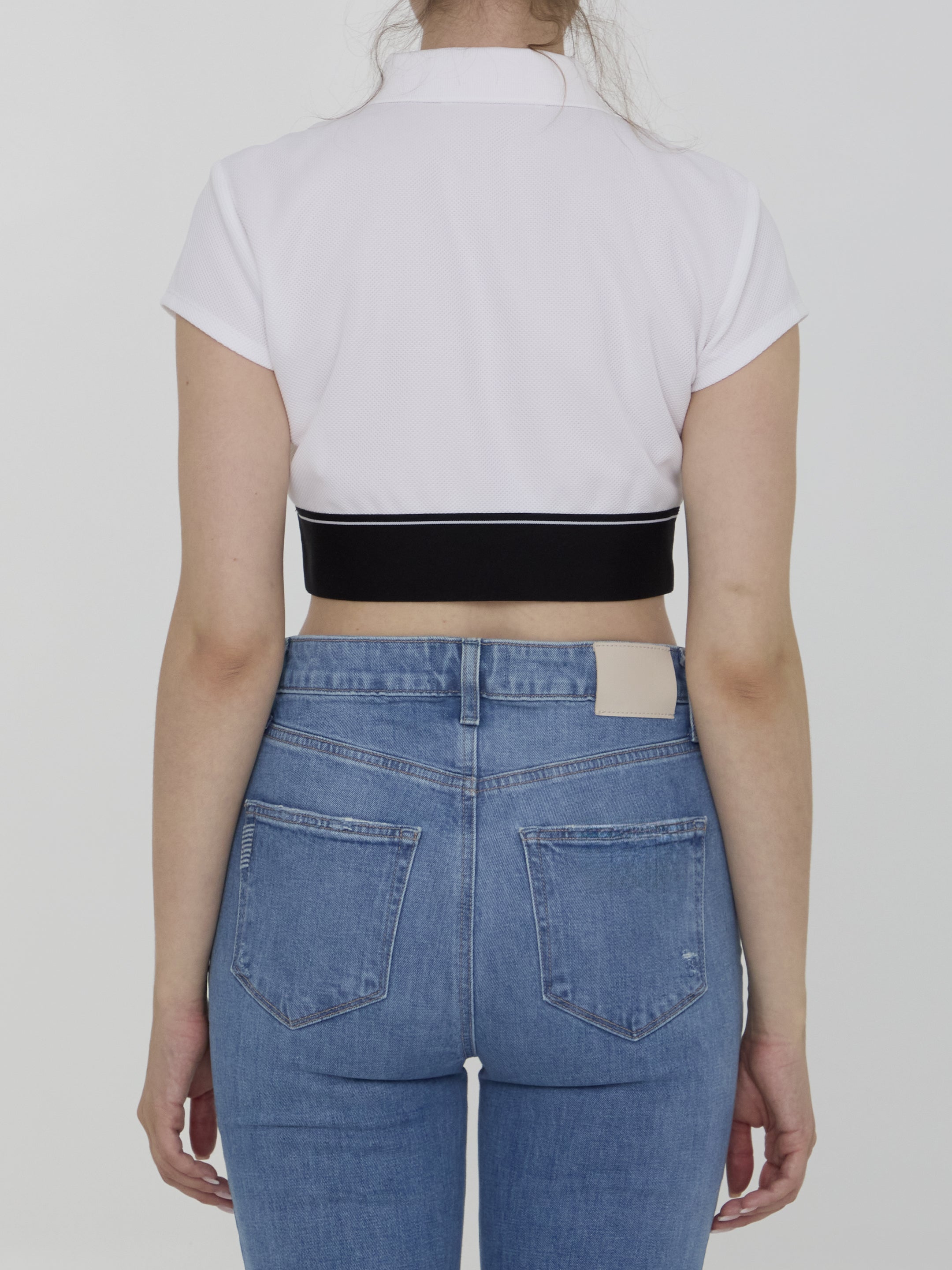 Alexander Wang Cheerleader Polo Top - Women's Fashion Designer Shirt for Casual & Sporty Style | Perfect for Cheerleading, Gym, and Everyday Wear