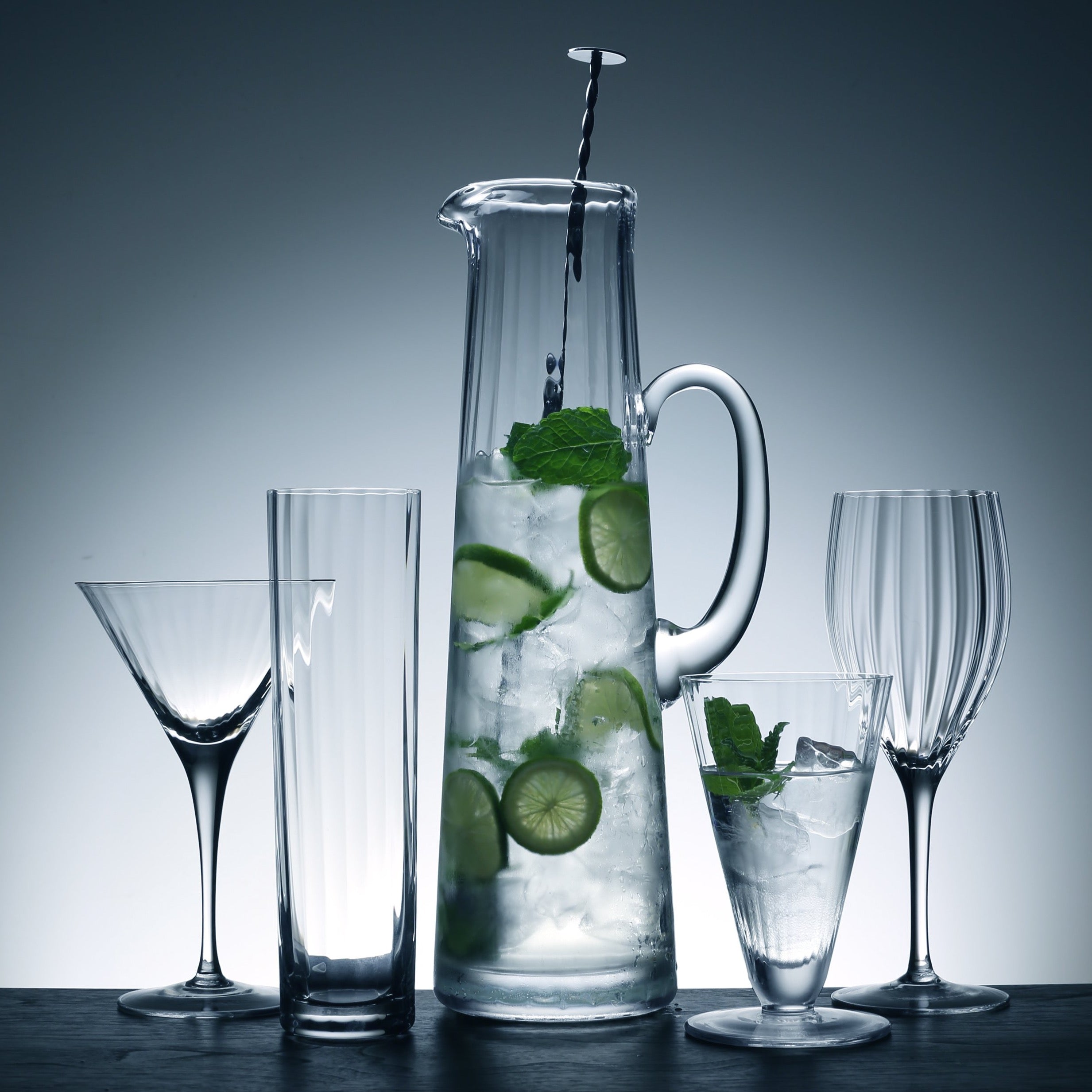 Premium Corinne Wine Glass Set - Elegant Crystal Clear Stemware for Red & White Wine - Perfect for Dinner Parties, Weddings & Romantic Evenings