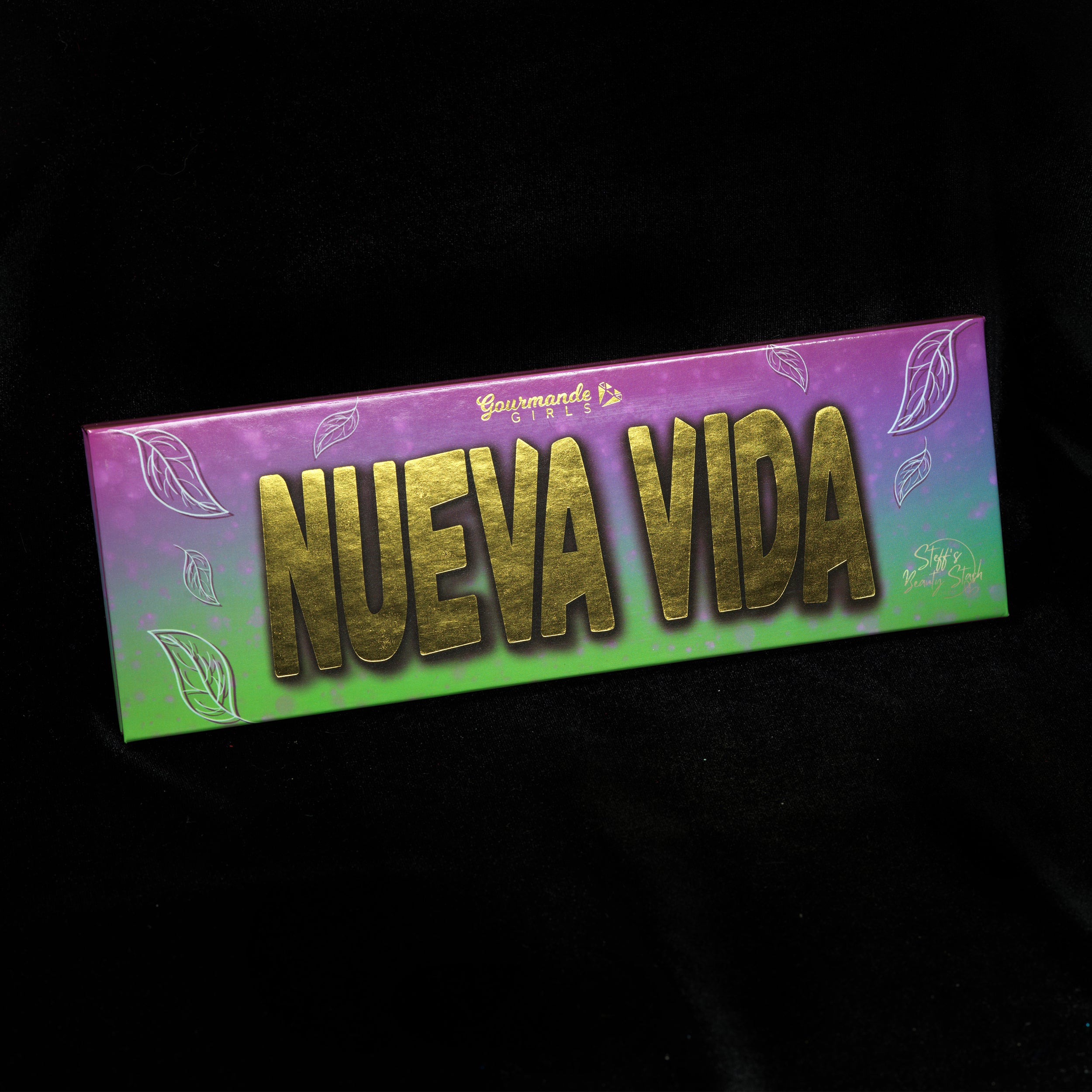 Nueva Vida x Steff's Beauty Stash Eyeshadow Palette - 18 Highly Pigmented Matte & Shimmer Eyeshadows for Professional Makeup | Perfect for Day to Night Looks, Bridal Makeup & Special Occasions