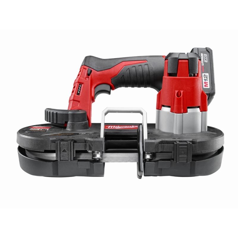 M12 12V Lithium-Ion Cordless Sub-Compact Band Saw Kit (2429-21XC) - Perfect for Plumbing, Electrical Work & DIY Metal Cutting Projects
