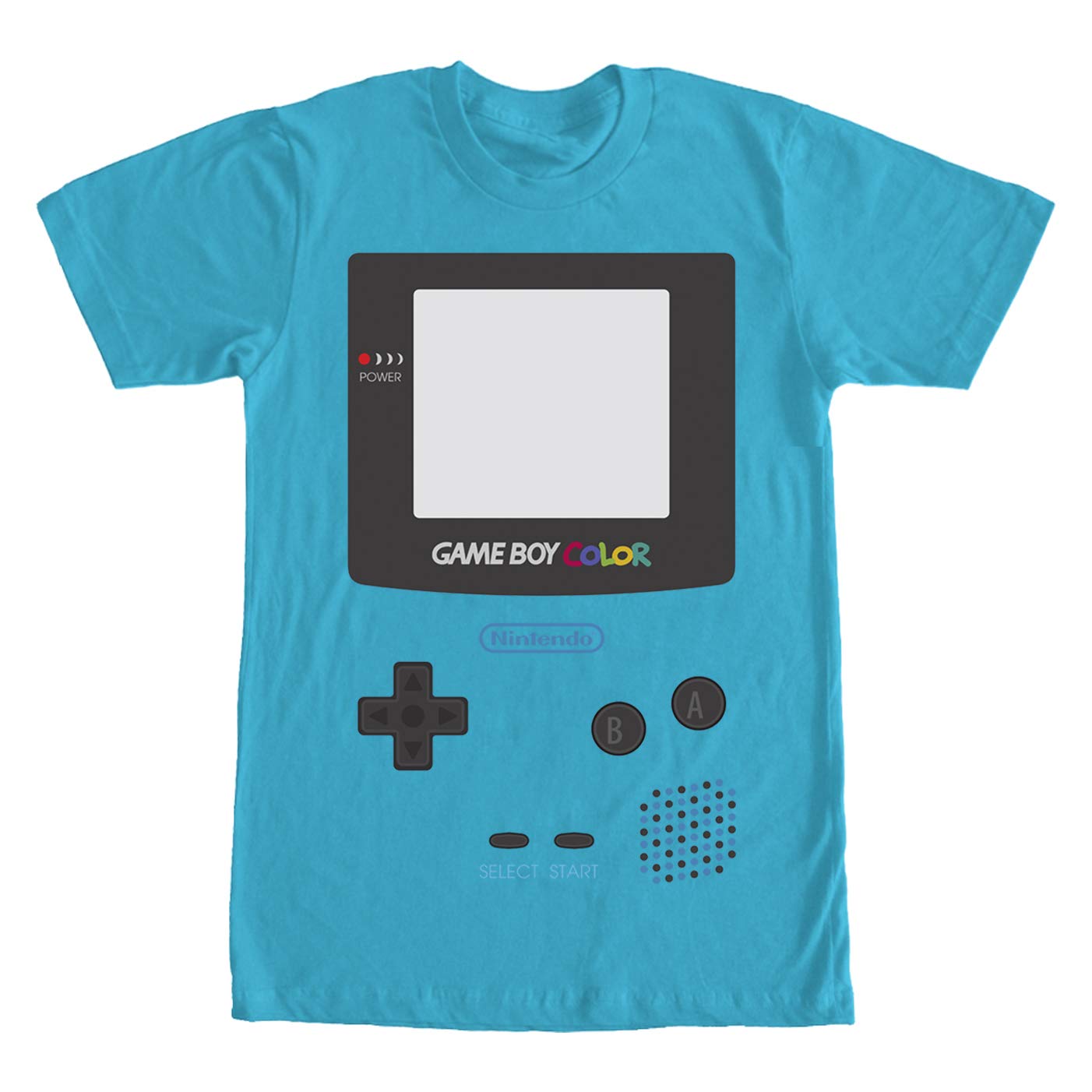 Men's Nintendo Game Boy Color Graphic T-Shirt - Retro Gaming Tee for Casual Wear & Video Game Lovers