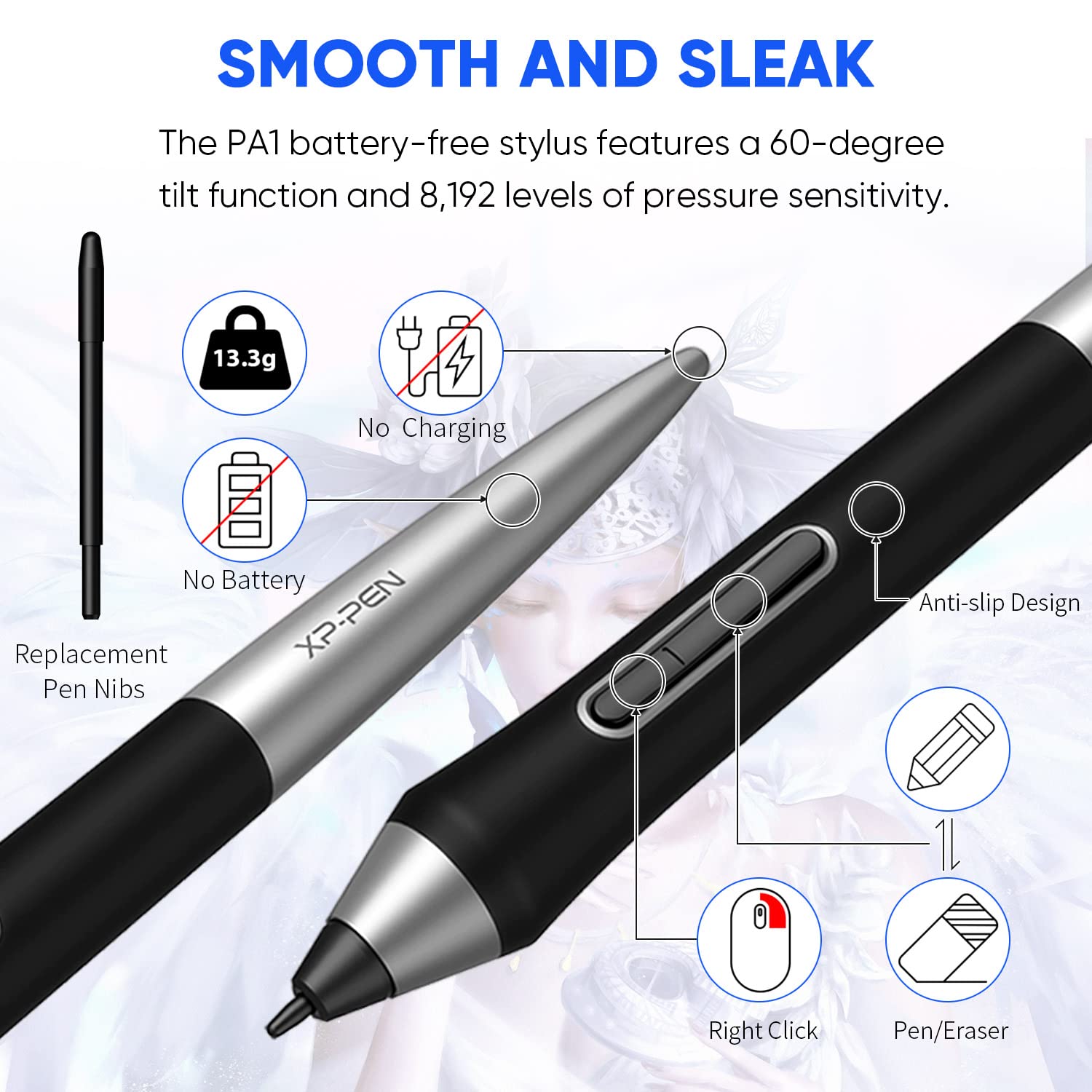 XP-PEN Deco Pro Bluetooth Graphics Tablet - Wireless Drawing Tablet with Stylus for Digital Art, Design, and Online Teaching (Deco Pro MW) | Perfect for Artists, Designers, and Remote Learning Scenarios