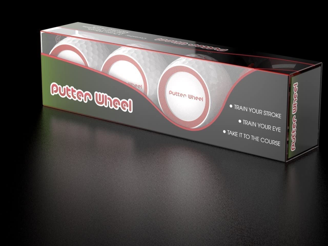 Premium Golf Ball Putting Training Aid (3 Pack) – Improve Putting Accuracy & Consistency – Golf Practice System for Greens & Mats – Instant Feedback Trainer – Perfect for Indoor & Outdoor Golf Training