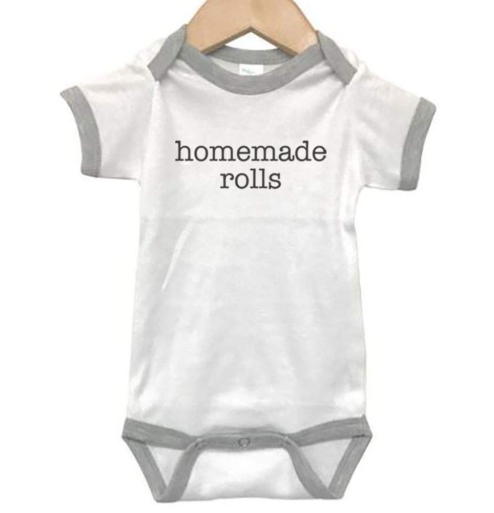 Funny Baby Onesie - Homemade Rolls Outfit | Silly Unisex Infant Romper & Bodysuit for Newborns - Perfect for Playtime, Photo Shoots & Family Gatherings