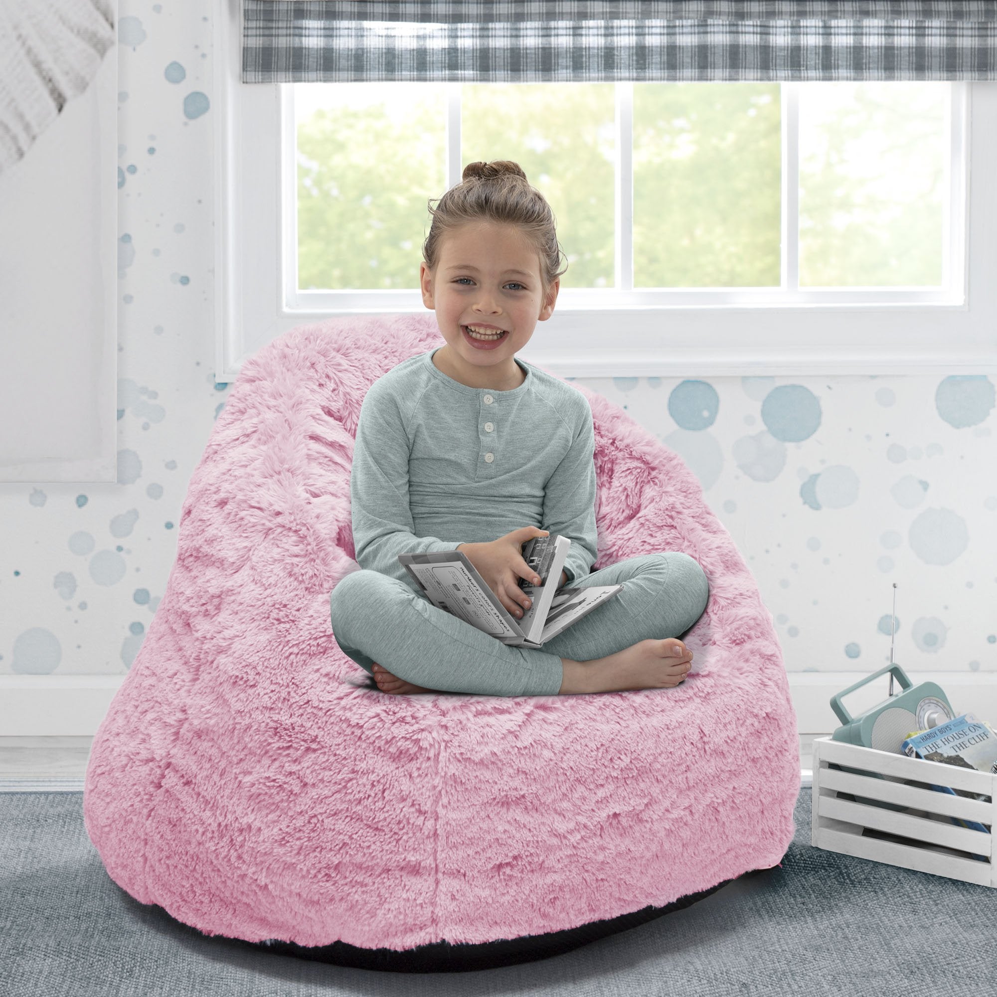 Cozy Toddler Snuggle Chair - Soft Kids Armchair for Reading & Playtime - Perfect for Nursery, Bedroom or Playroom (Age 2-5)