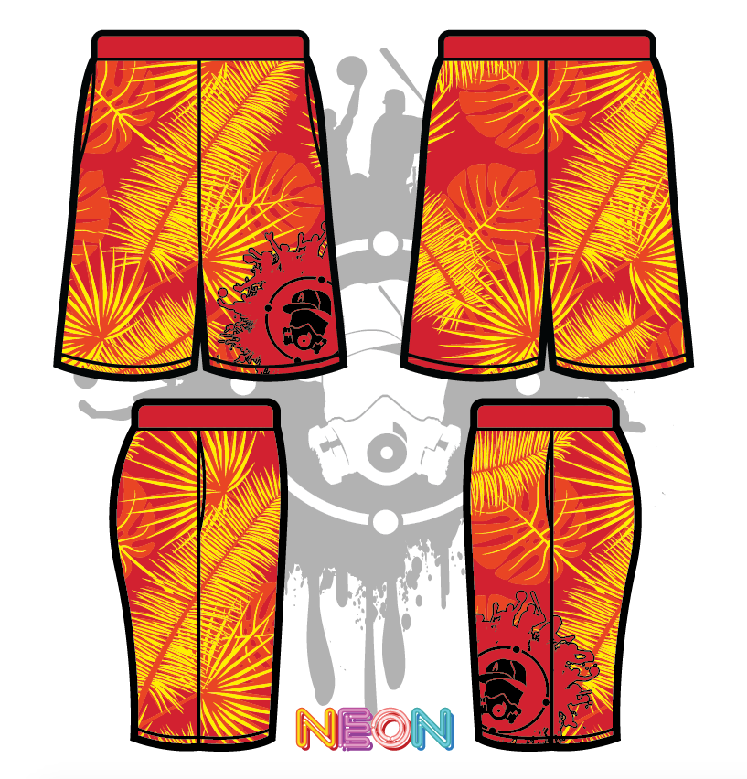 Aloha Live Shorts - Comfortable & Stylish Hawaiian Print Swim Trunks for Men - Perfect for Beach, Pool, and Summer Vacations
