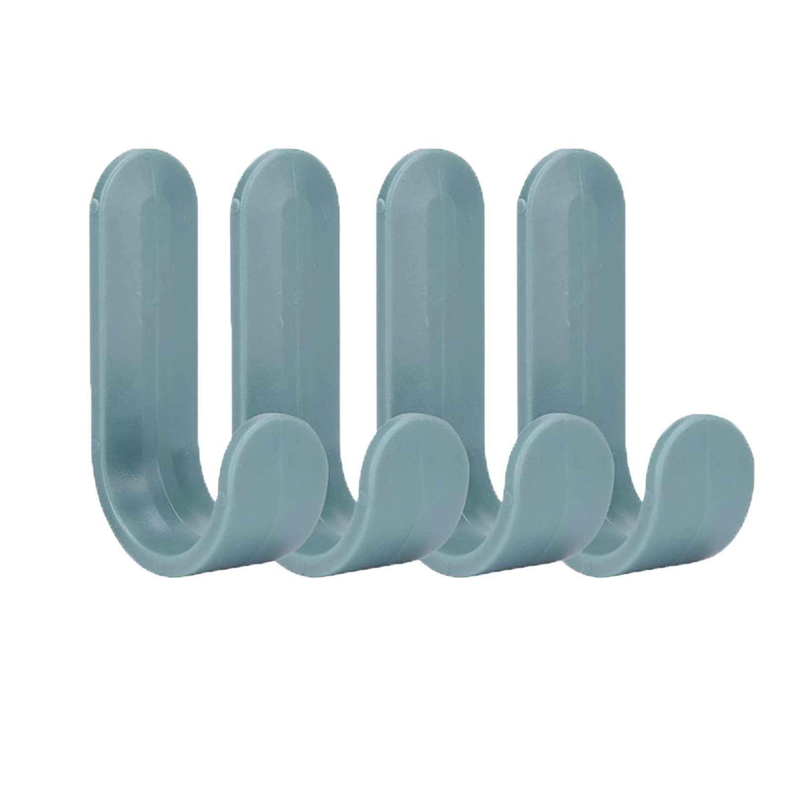 Seamless Non-Perforated Wall-Mounted Hooks for Kitchen, Door, Clothes, and Tools - Space-Saving Home Improvement Solution for Pegboard Organization