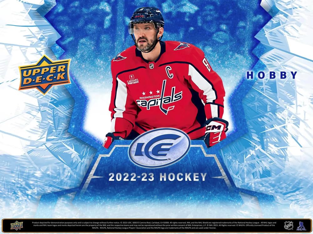 2022-2023 NHL Hockey Trading Cards Hobby Box - 12 Packs (6 Cards Each) | Collectible Sports Memorabilia for Hockey Fans & Card Collectors - Perfect for Gifts, Trading, and Display