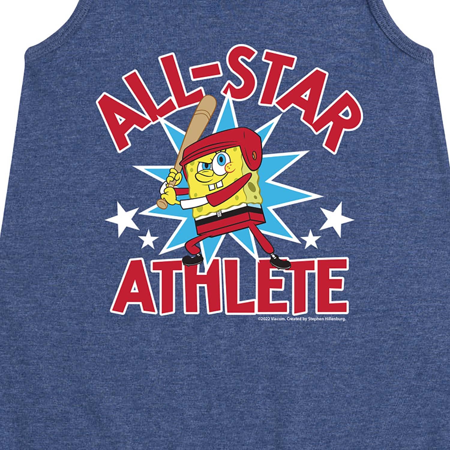 Spongebob Squarepants American All-Star A-Line Dress for Toddler & Youth Girls | Cartoon Character Outfit for Birthday Party, Cosplay & Casual Wear