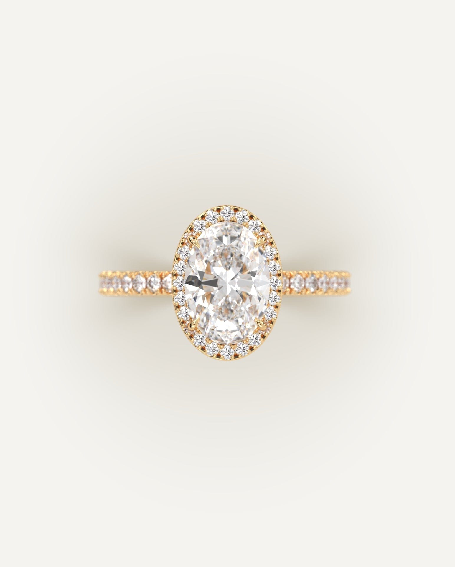 2 Carat Oval Cut Diamond Engagement Ring for Women - 14K White Gold Wedding Band, Anniversary Gift, Proposal Jewelry - Perfect for Bridal, Valentine's Day & Special Occasions