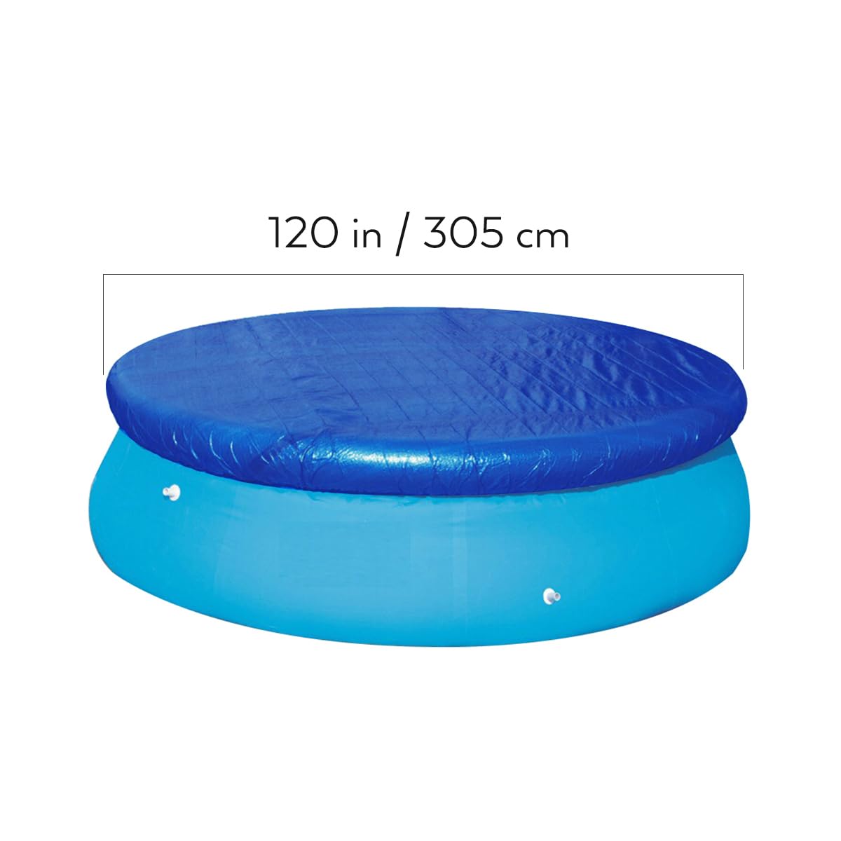 BESPORTBLE Waterproof Round Inflatable Pool Cover - 305cm Diameter Portable Swimming Pool Canopy for Rain Protection | Perfect for Backyard, Garden & Outdoor Pool Maintenance