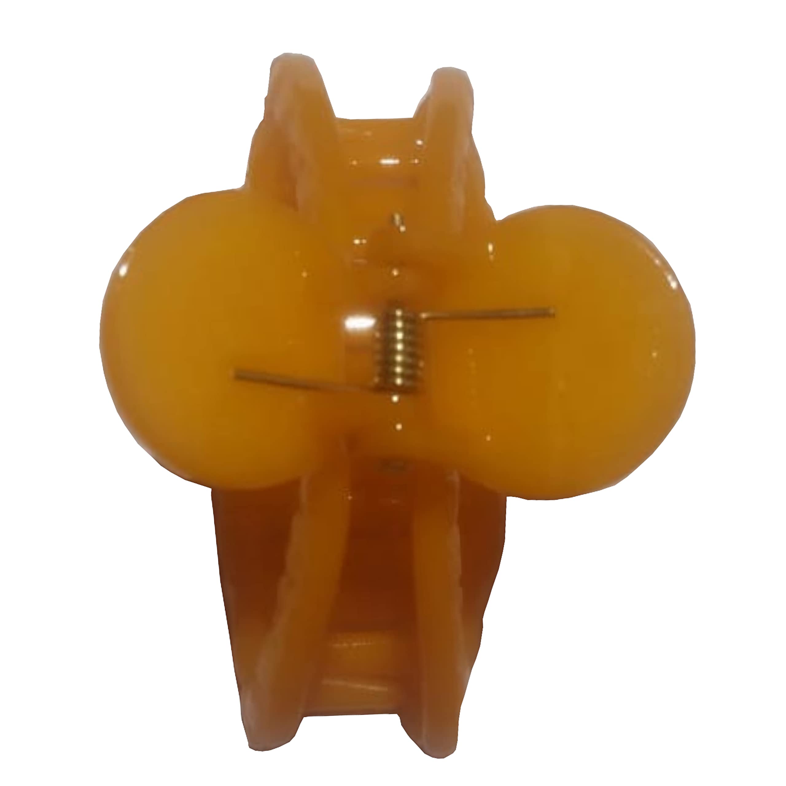 MANODHRUVA 6-Piece Hair Claw Clips for Women - Yellow, Orange, Red, Blue, Black & Green - Strong Hold Hair Clips for Thick Hair, Perfect for Work, Gym, and Everyday Styling
