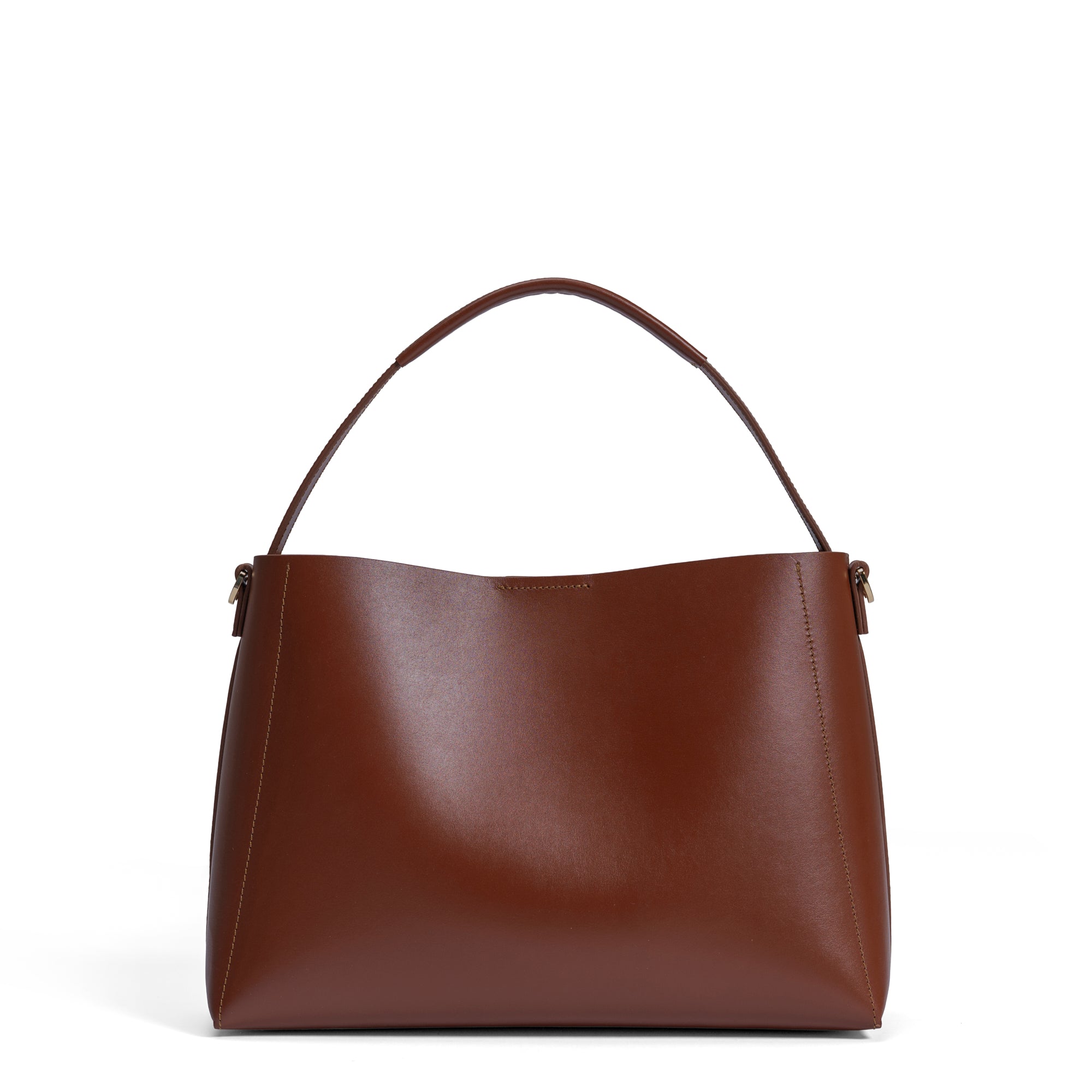 Montmartre Béatrice Cognac Vegetable Tanned Leather Handbag for Women - Elegant Crossbody Purse with Adjustable Strap, Perfect for Work, Travel & Evening Out
