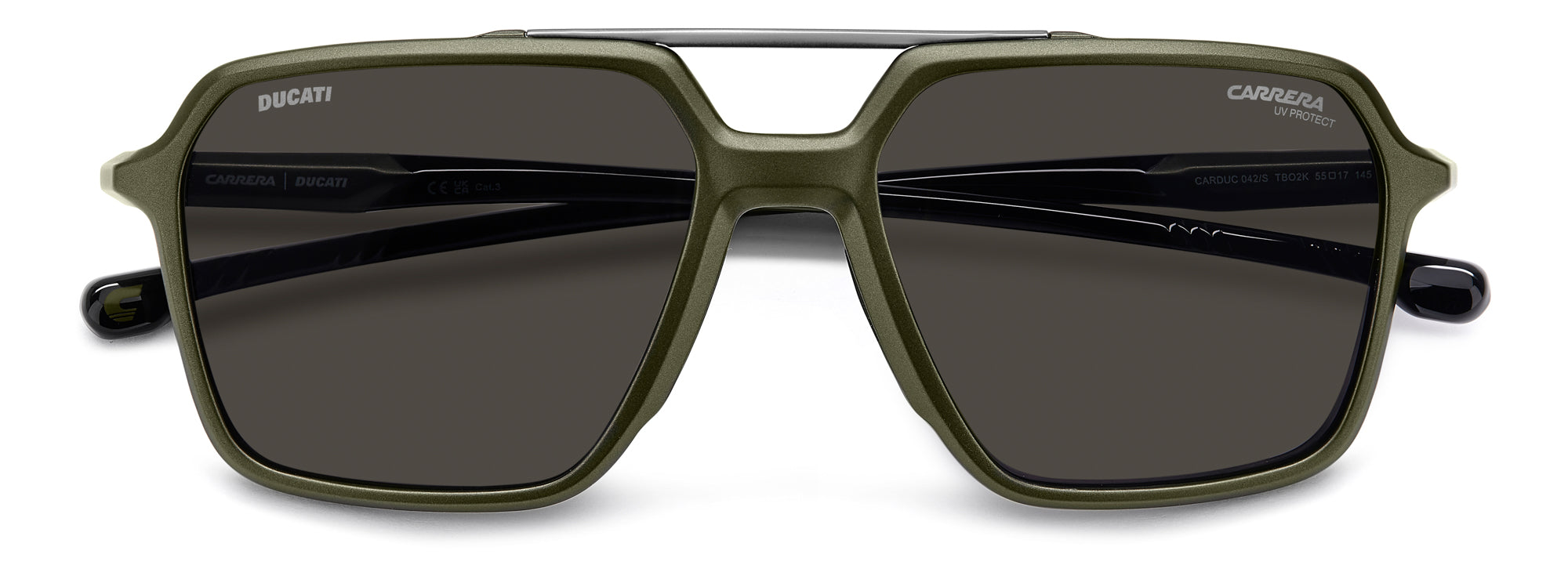 Ducati Carrera Carduc 042/S Sunglasses - Polarized Motorcycle Riding Glasses for Men & Women - Perfect for Biking, Racing & Outdoor Sports