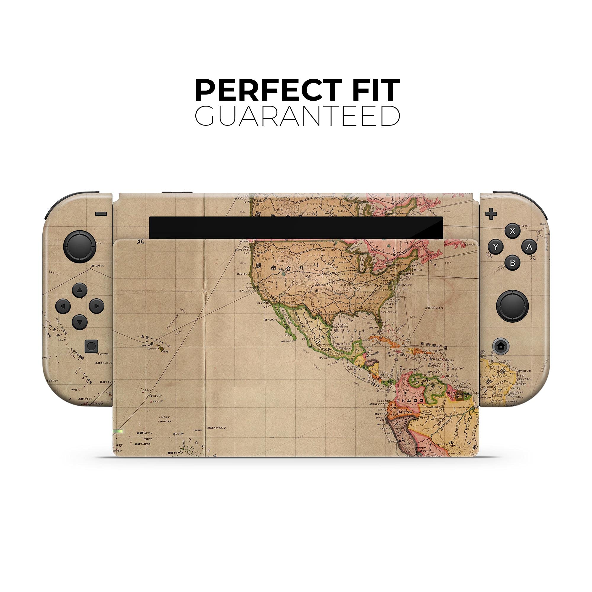 Nintendo Switch Skin Decal - Protective Scratch-Resistant Removable Vinyl Wrap Cover Compatible with Switch Console Bundle - Western World Over Design - Perfect for Gaming Protection and Customization