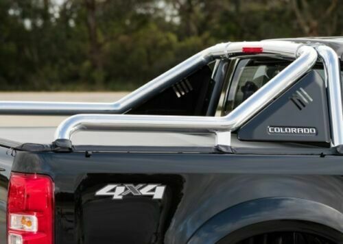 Genuine Holden RG Colorado 2017-2020 Crew Cab Sports Bar Long Polished - Upgrade Your Truck's Style for Off-Road Adventures & Urban Driving