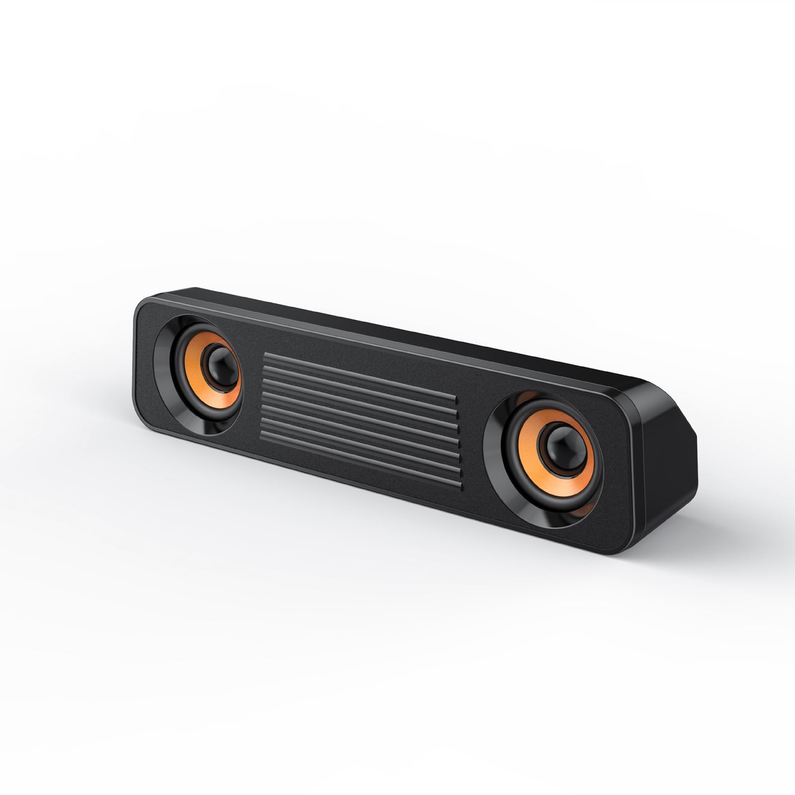 USB Computer Speaker with Stereo Sound & Enhanced Bass - Portable PC Sound Bar for Desktop, Gaming, and Projectors | Perfect for Home Office, Gaming Setup, and Multimedia Entertainment