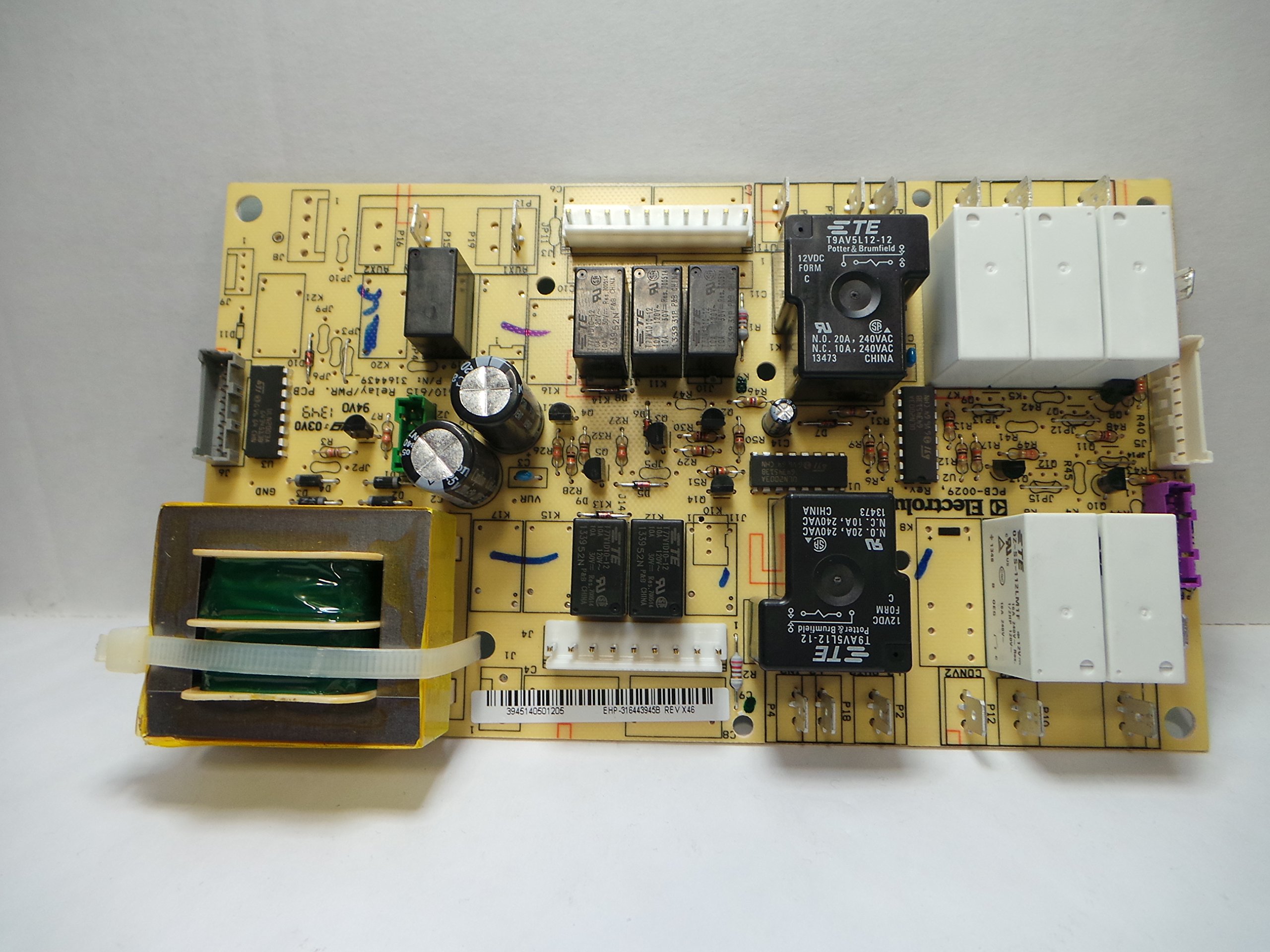 Genuine OEM 316443945 Dual-Oven Relay Control Board for Wall Oven - Perfect for Kitchen Appliance Repairs & Home Renovations