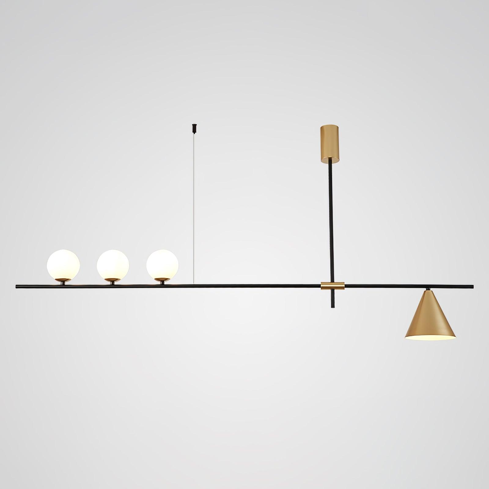 Gold & Black Lampshade