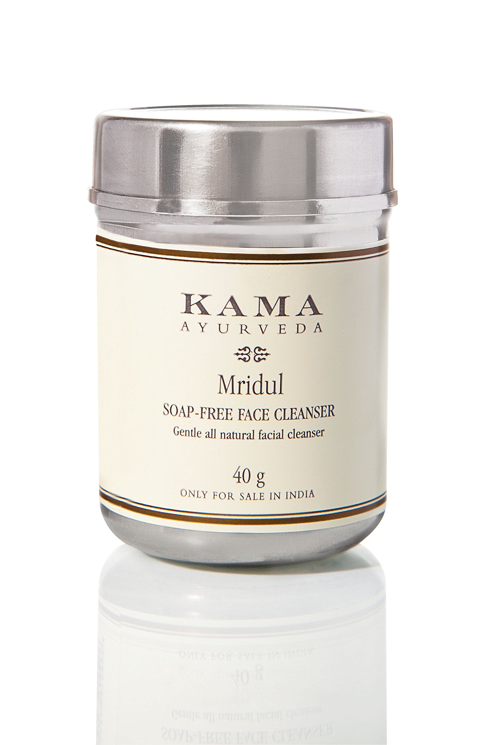 Kama Ayurveda Gift Set - MRIDUL Soap-Free Face Cleanser (40g), Pure Rose Water Toner (50ml) & ELADI Hydrating Ayurvedic Face Cream (50g) - 3 Piece Skincare Bundle for Dry & Sensitive Skin | Daily Facial Routine, Travel-Friendly Kit