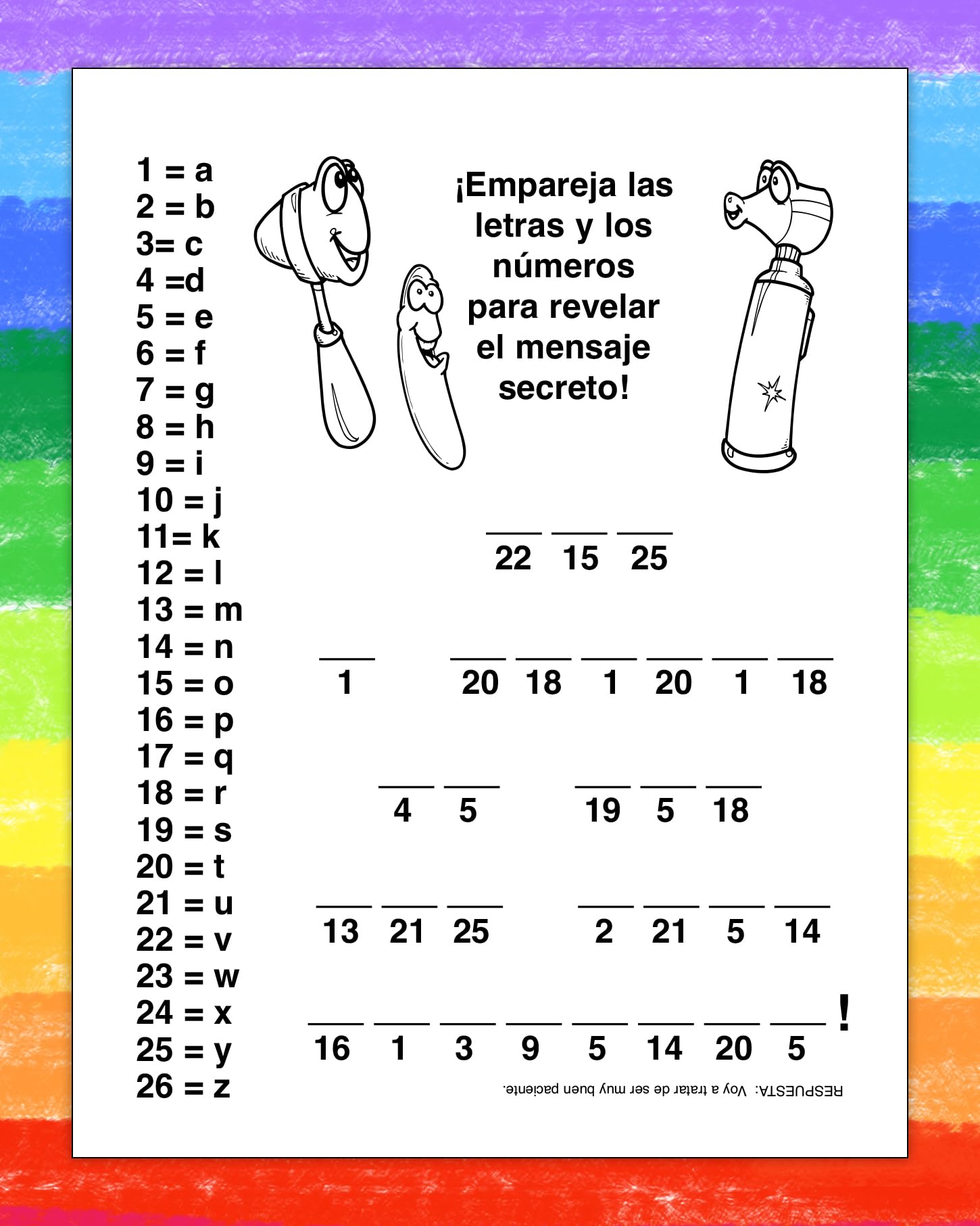 ZOCO Spanish Hospital Care Custom Coloring Books for Kids - 250 Bulk Pack (No Crayons) | Fun Activities, Puzzles & Games for Children | Perfect for Hospitals, Schools & Birthday Parties