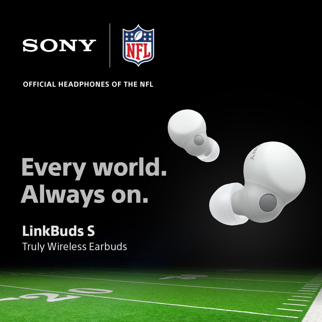 Sony LinkBuds S Truly Wireless Noise Canceling Earbuds with Alexa Built-in, Bluetooth 5.2 Headphones for iPhone & Android - Earth Blue | Perfect for Commuting, Workouts & Travel