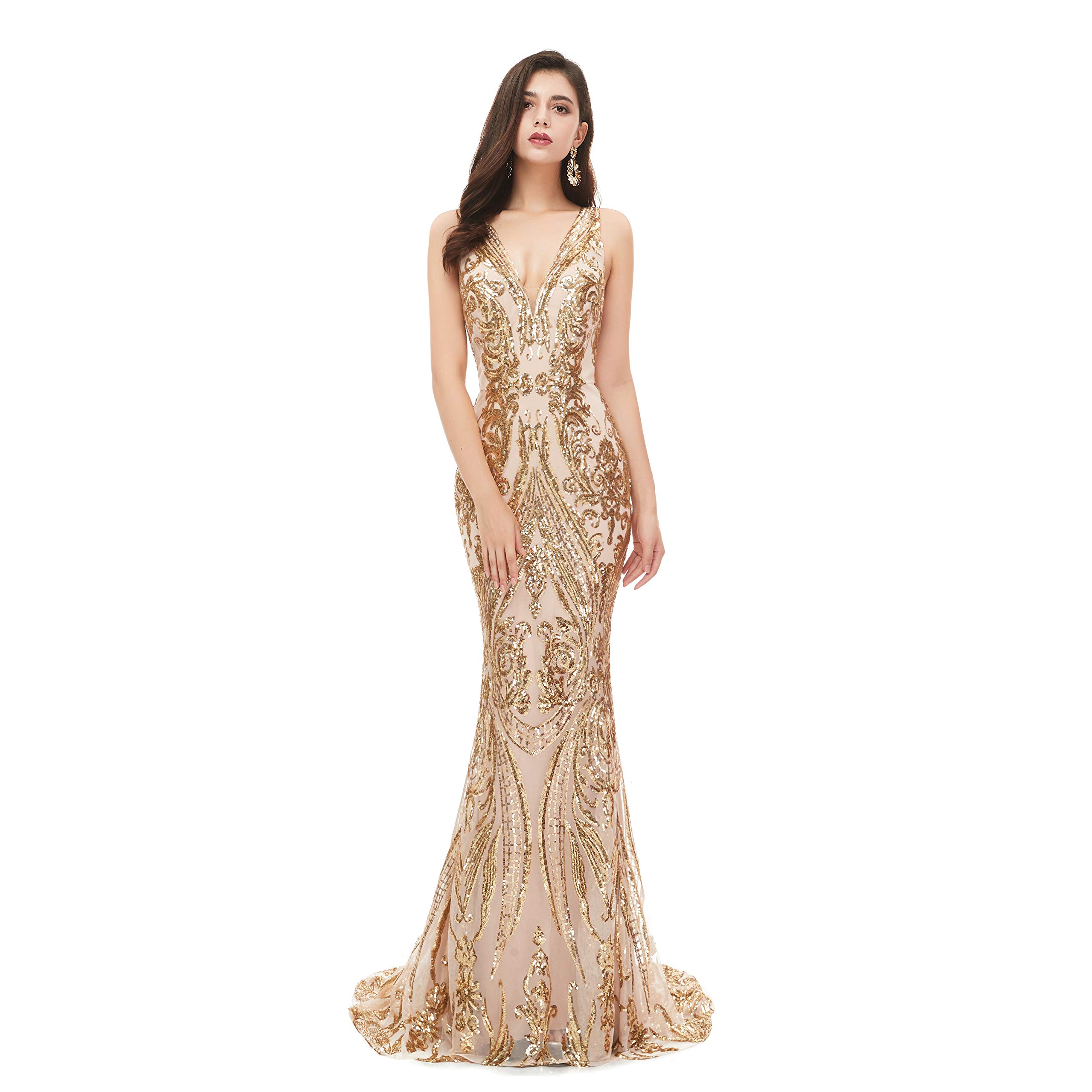 Sparkly Sequin Mermaid Prom Dress for Women - Elegant Corset Trumpet Evening Gown for Formal Events, Homecoming, Pageants & Special Occasions