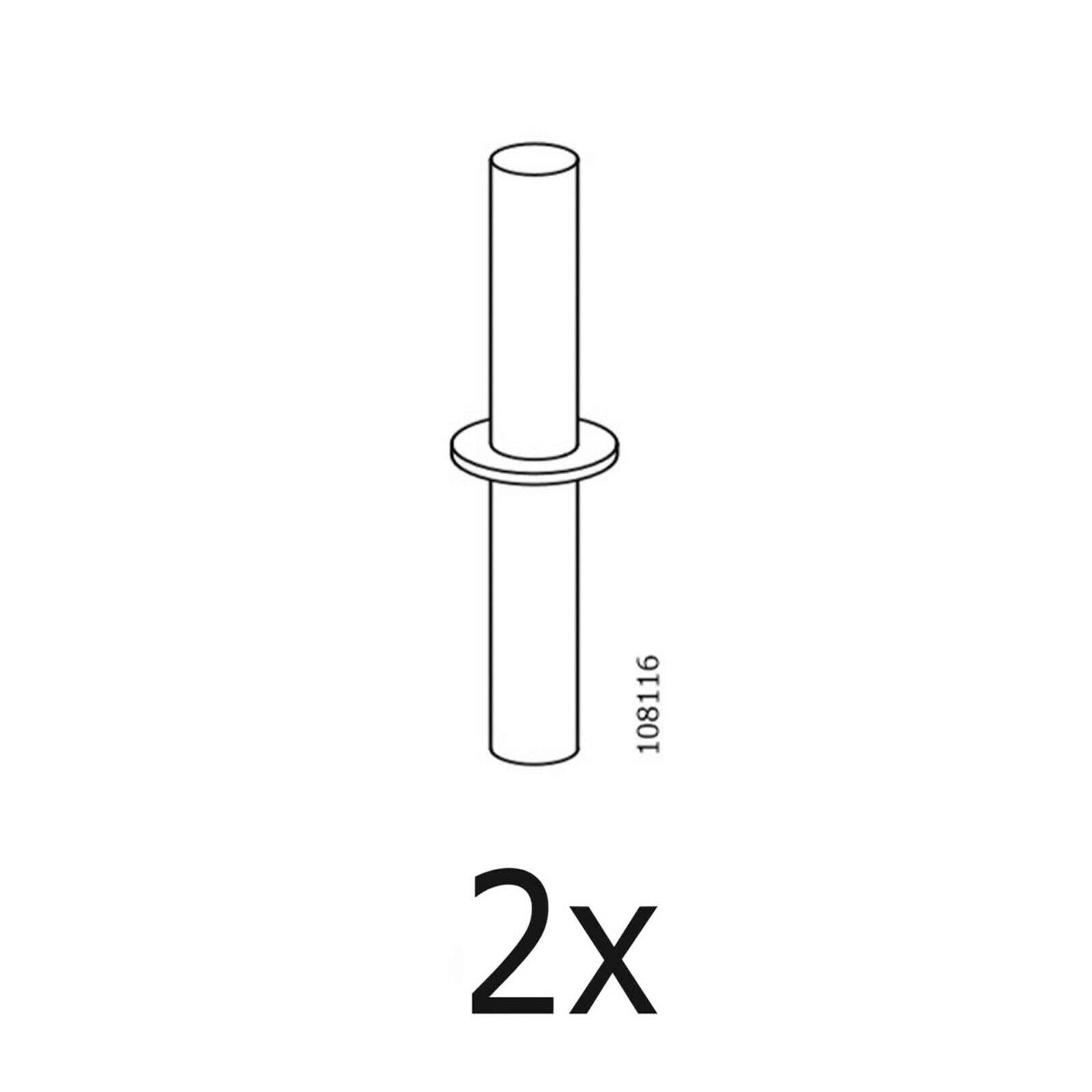 IKEA Sofa Furniture Connector Kit (2 Pack) - Part #108116 - Durable Hardware Fitting for Secure Assembly & Repair - Perfect for Living Room, Bedroom & Office Furniture