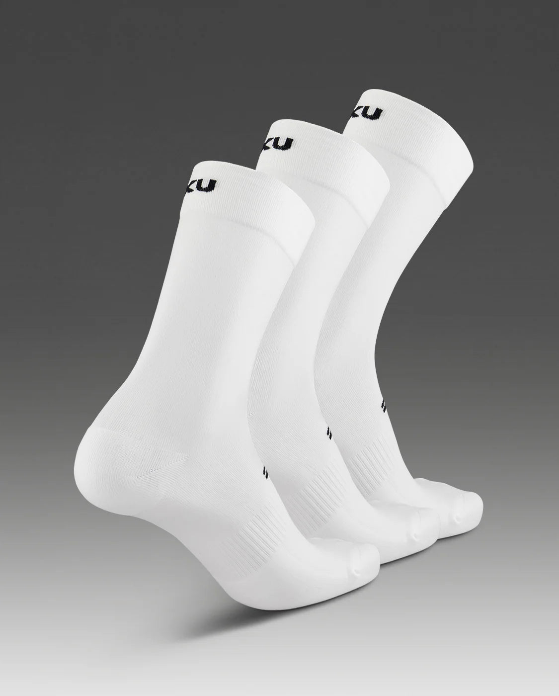 Premium 3-Pack White Crew Socks for Men & Women - Comfortable Cotton Casual Athletic Socks for Everyday Wear, Sports, Gym & Office