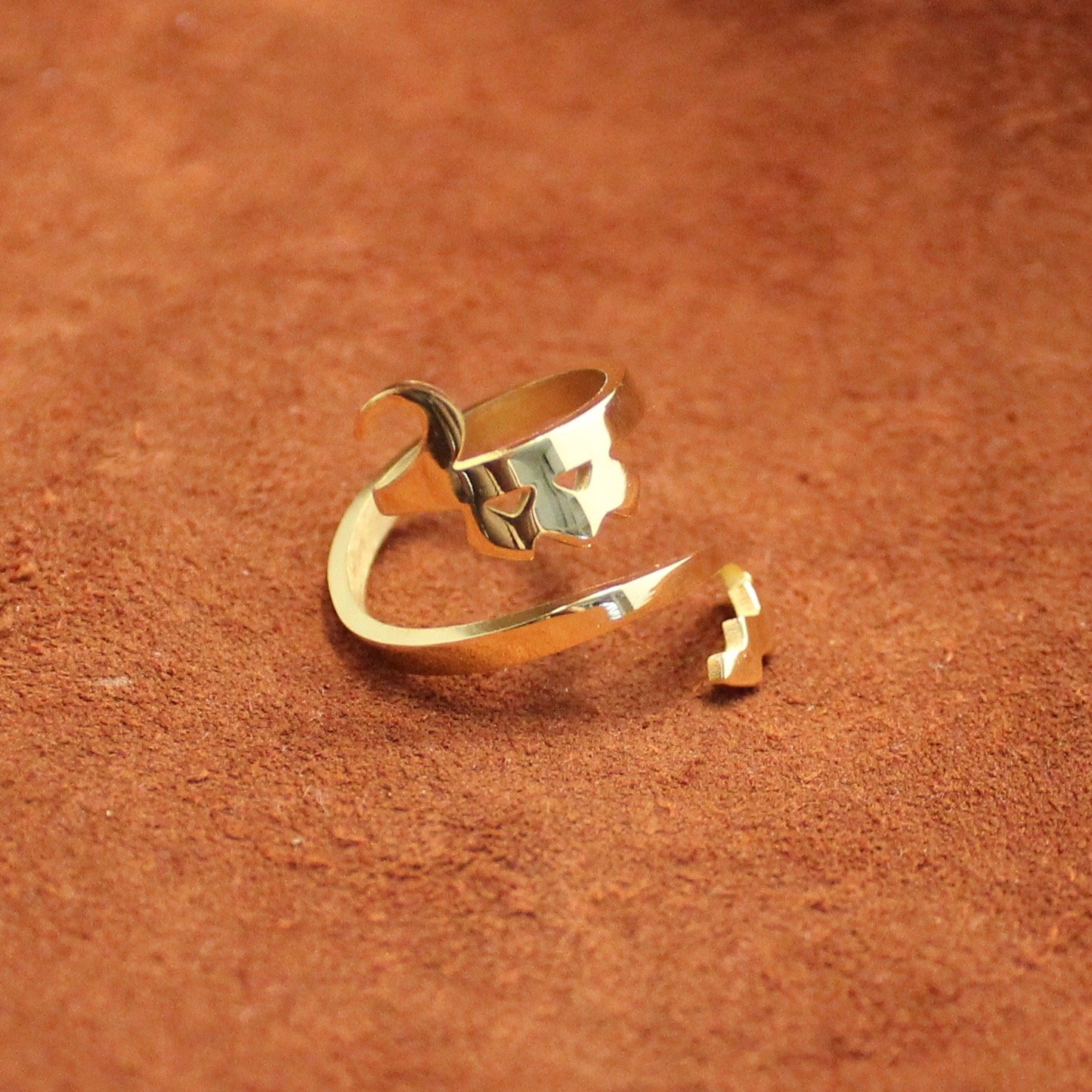 18K Gold Persian Parsi Love Eshgh Ring - Elegant Handmade Jewelry Gift for Women, Anniversary, Valentine's Day & Special Occasions