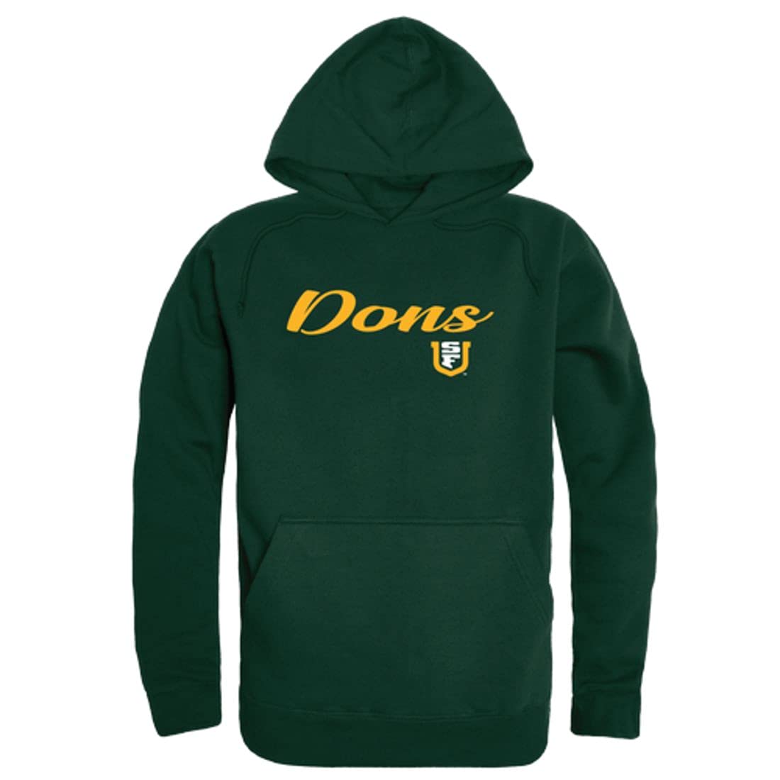 USFCA University of San Francisco Dons Men's Script Hoodie Sweatshirt - Comfortable College Apparel for Game Day, Campus Wear & School Spirit