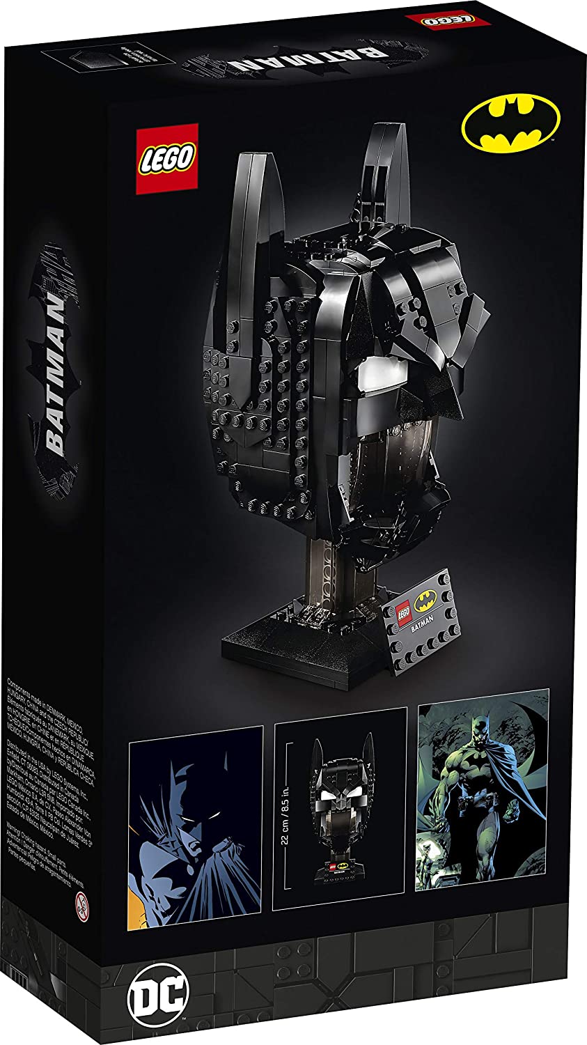 LEGO DC Batman: Batman Cowl Building Set 76182 - Collectible Superhero Display for Home & Office Decor