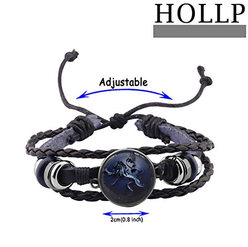 Inspired Game of Thrones Bracelet - GOT Nine Families Symbol Bracelet for Men, Unique Gift for Boyfriend, Fans & Collectors - Perfect for Cosplay, Medieval Theme Parties & TV Show Enthusiasts