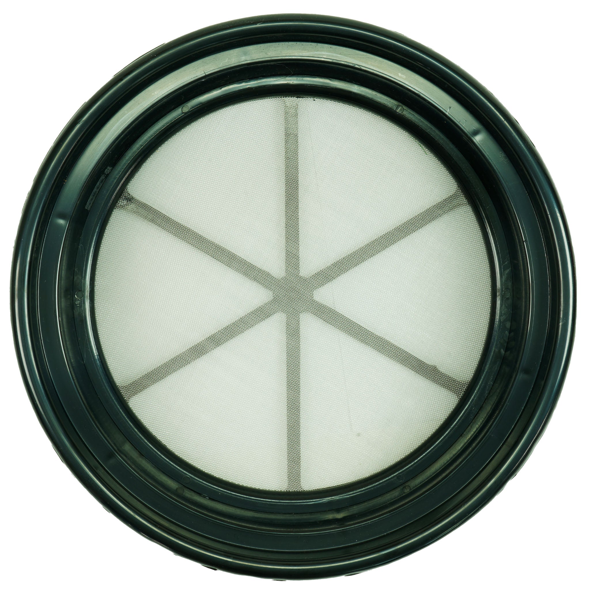 TerraX Black Plastic 13 1/4 Inch Gold Sifting Pan Classifier - Multiple Mesh Sizes - USA Made - Perfect for Gold Prospecting, Mining & Treasure Hunting