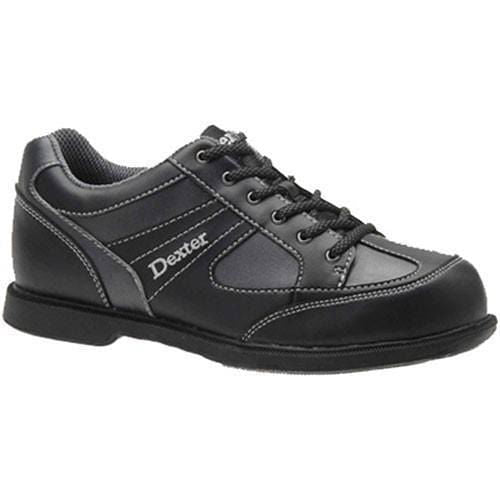 Dexter Men's Pro Am II Black/Grey Right Hand Bowling Shoes - Professional Performance for League & Tournament Play