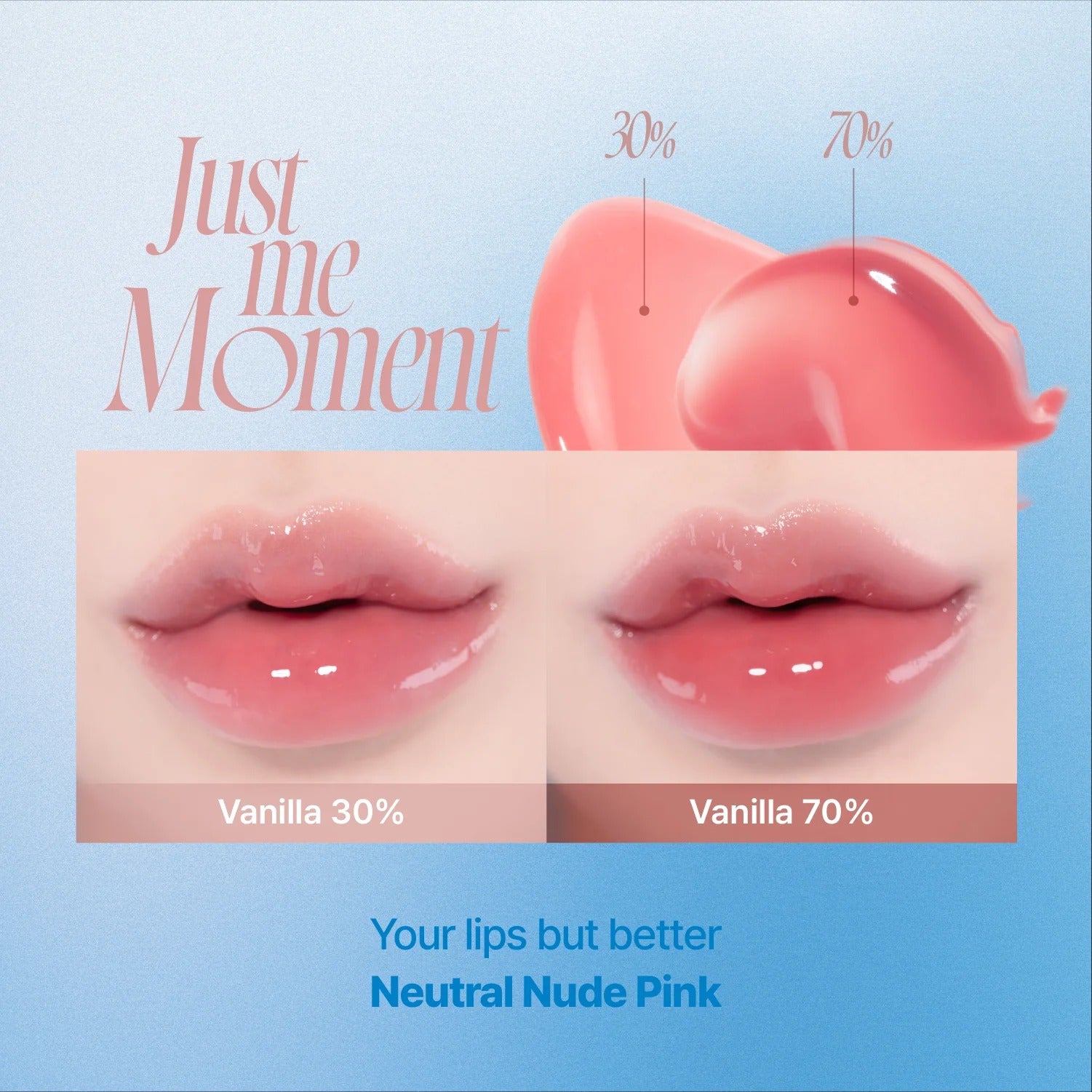 Fwee 3D Volumizing Lip Gloss 5.3g (01 Nude Vanilla) - Plump & Shine for Everyday Wear & Special Occasions