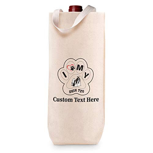 Natural Canvas Tote Personalized Text Here