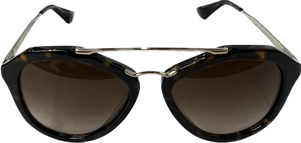 Prada PR12QS 2AU6S1 Tortoiseshell Brown Sunglasses - Stylish UV Protection for Women, Perfect for Outdoor Activities & Fashion Accessories