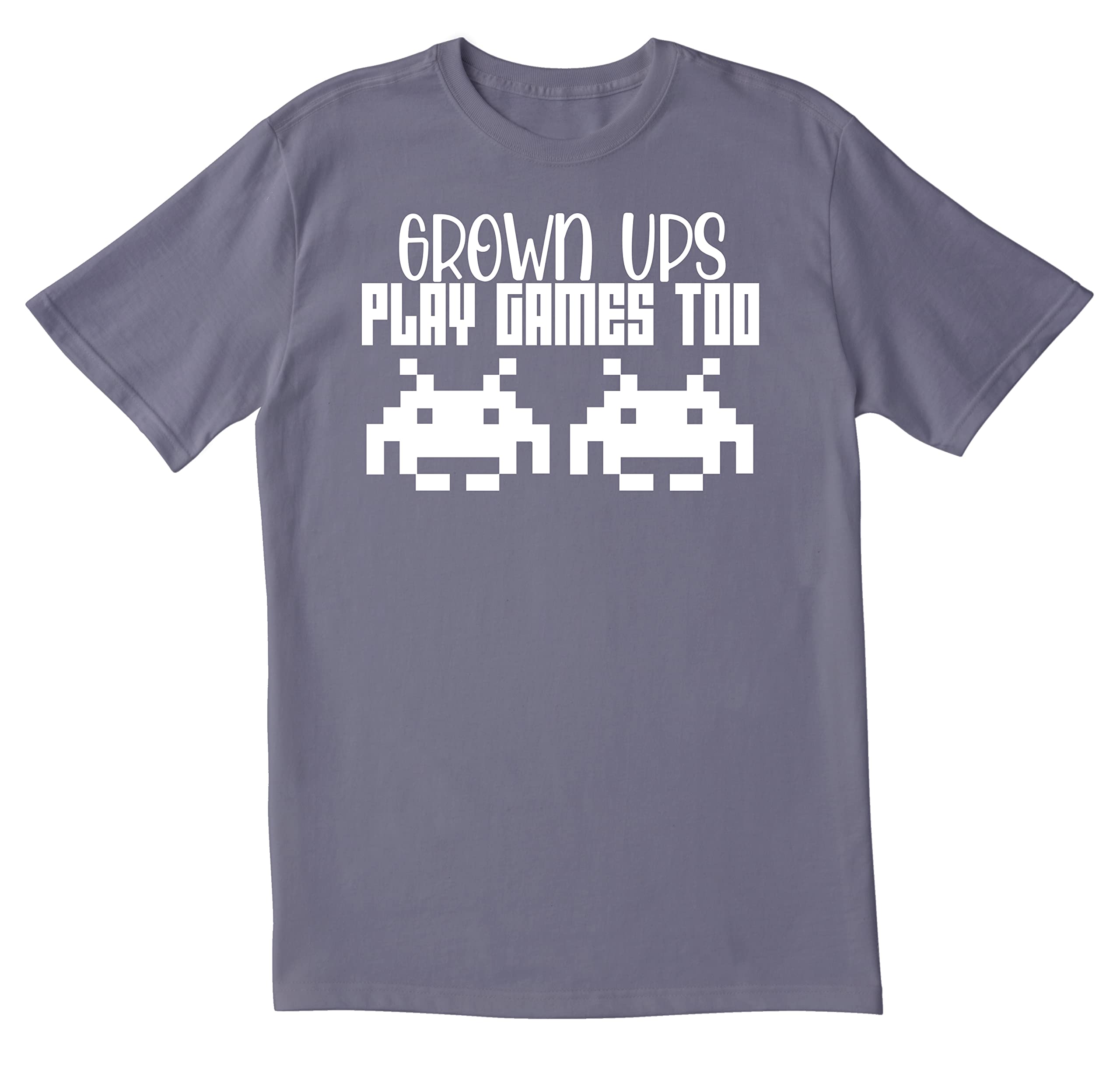 Funny Sarcastic Men's Play Games Too Novelty T-Shirt - Perfect for Gaming Nights & Casual Outings