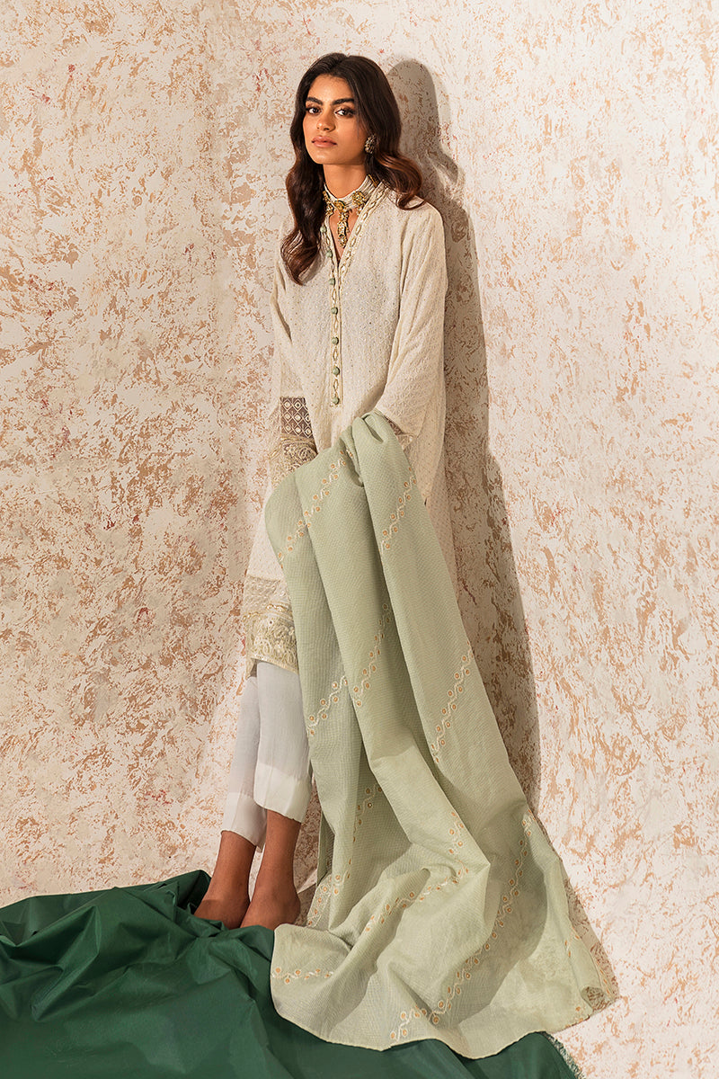 Stylish Mushk Light 2-Piece Set (Shirt & Dupatta) - Perfect for Festivals, Weddings & Ethnic Occasions
